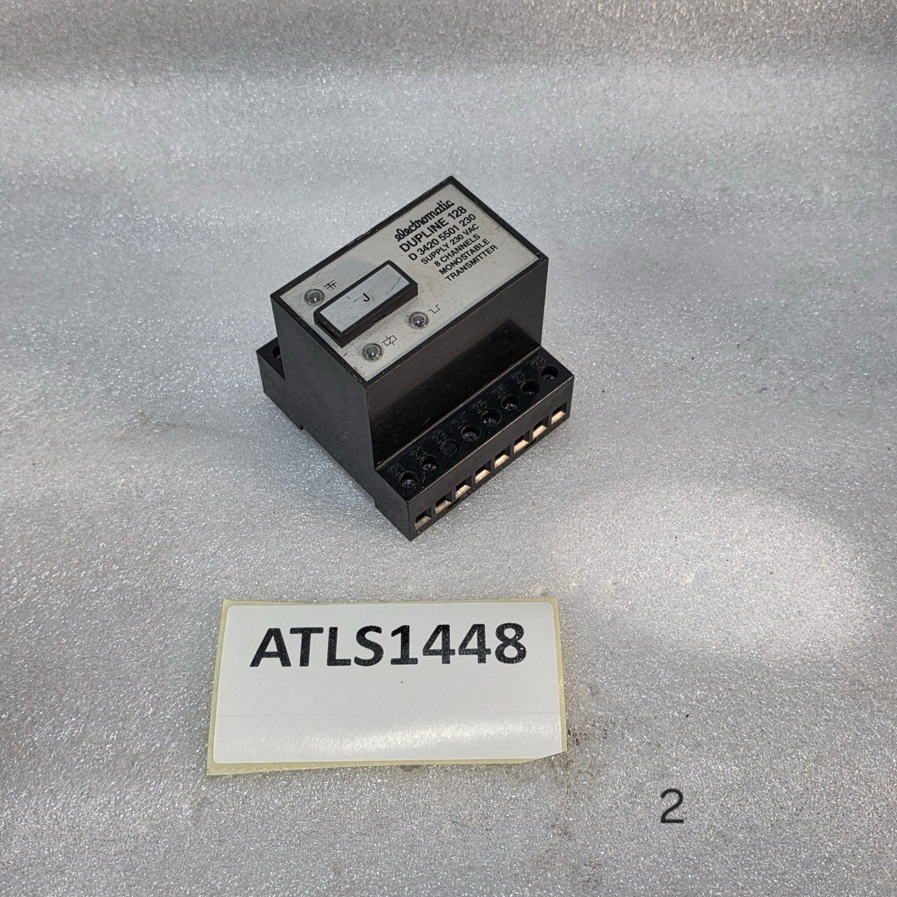 ELECTROMATIC DUPLINE 128 SERIES D34205501230 8-CHANNEL MONOSTABLE TRANSMITTER FO