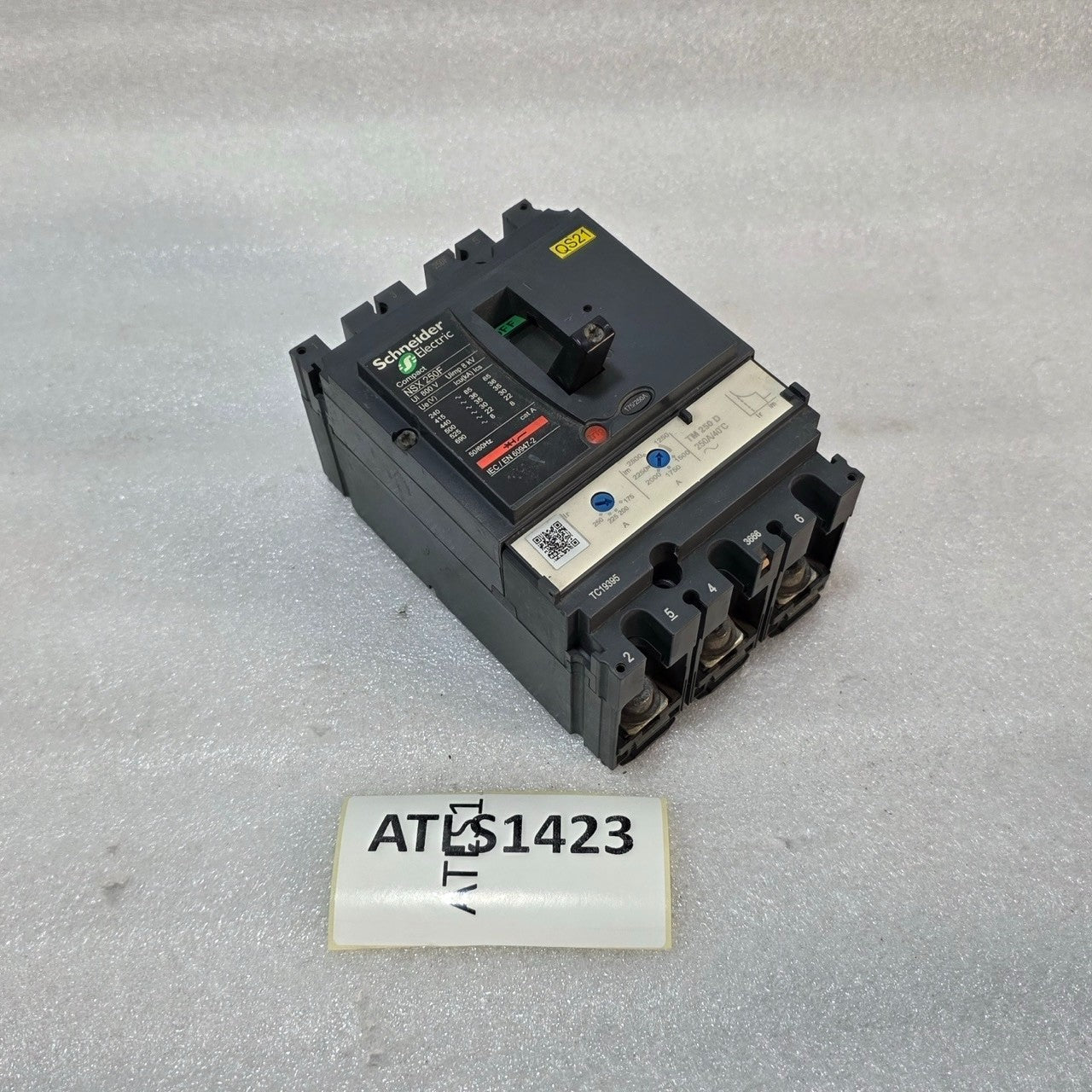 COMPACT NSX250F 3-POLE CIRCUIT BREAKER 250A