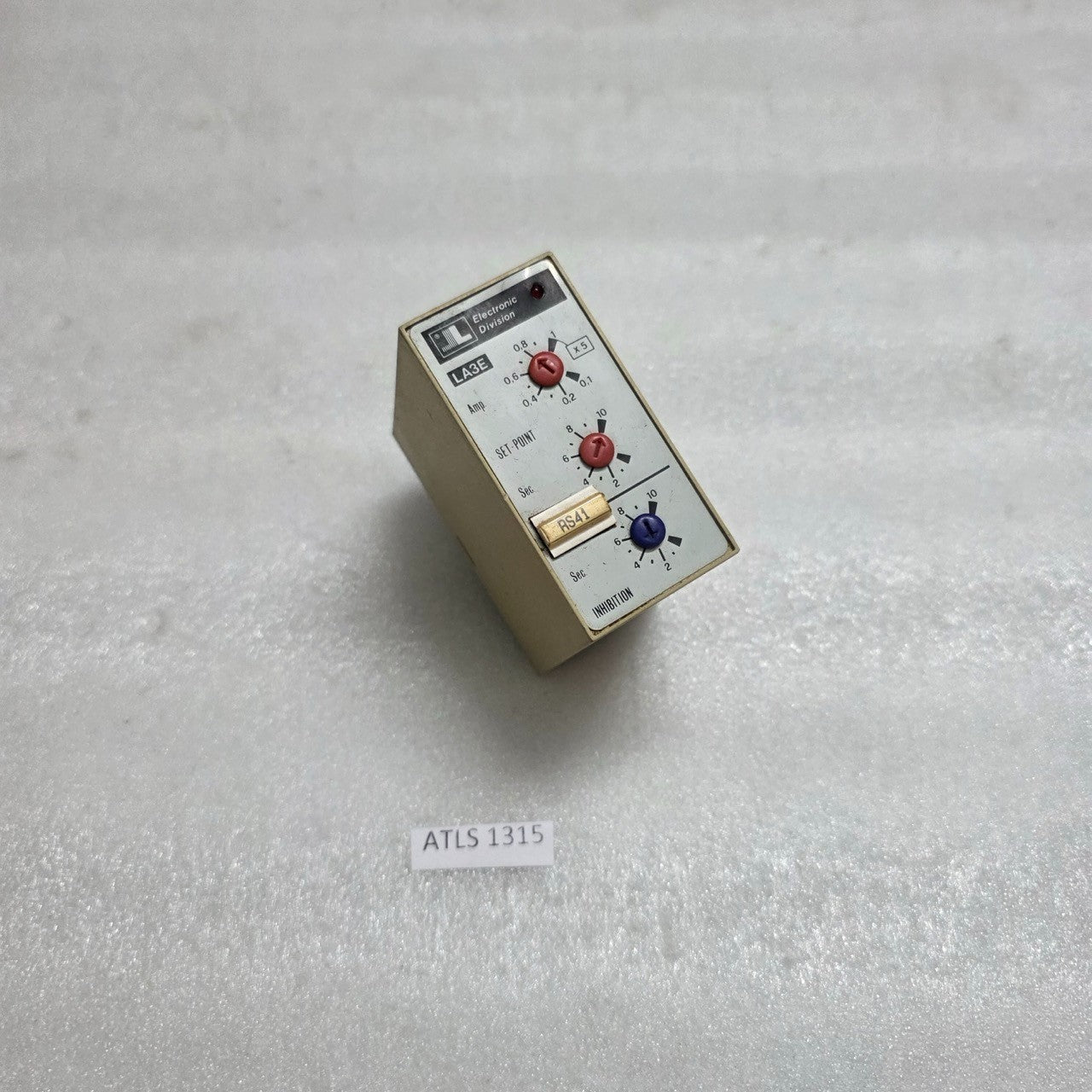 LOVATO LA3E SINGLE-PHASE MAX CURRENT MONITORING RELAY 110VAC