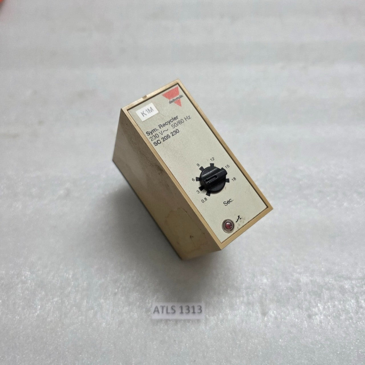 ELECTROMATIC S-SYSTEM SC 205 230 SYMMETRICAL RECYCLER TIMER RELAY 230 VAC 0.8-18
