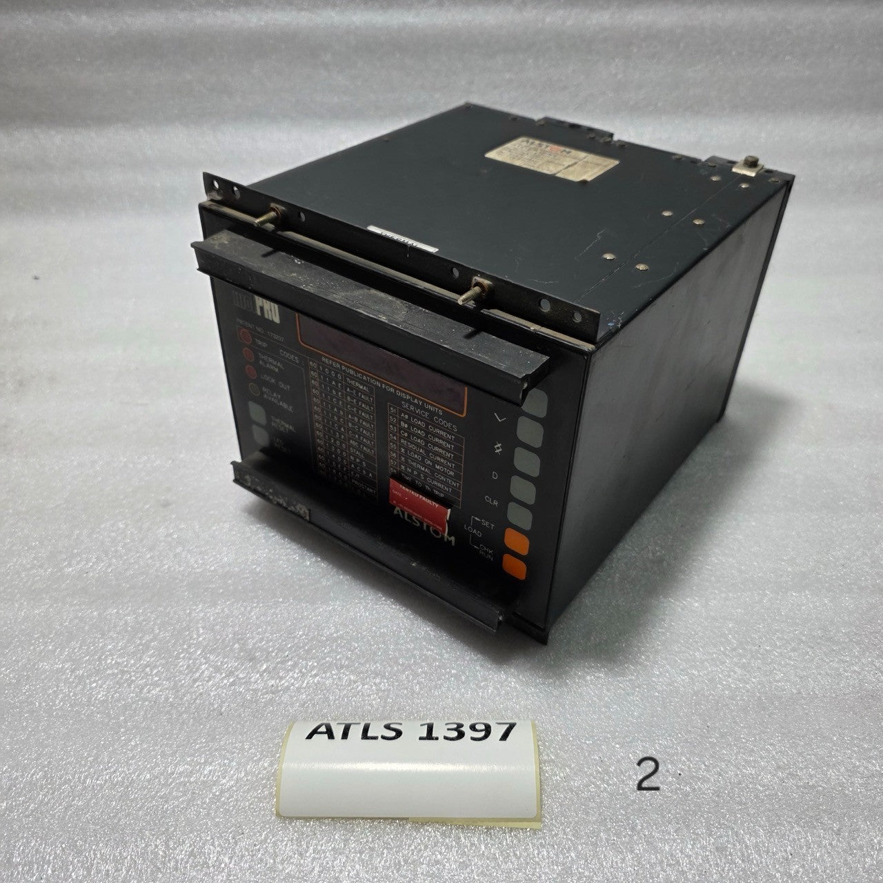 ALSTOM MCHNM01H1AB0500A MOTOR PROTECTION RELAY / ELECTRONIC PROTECTION UNIT