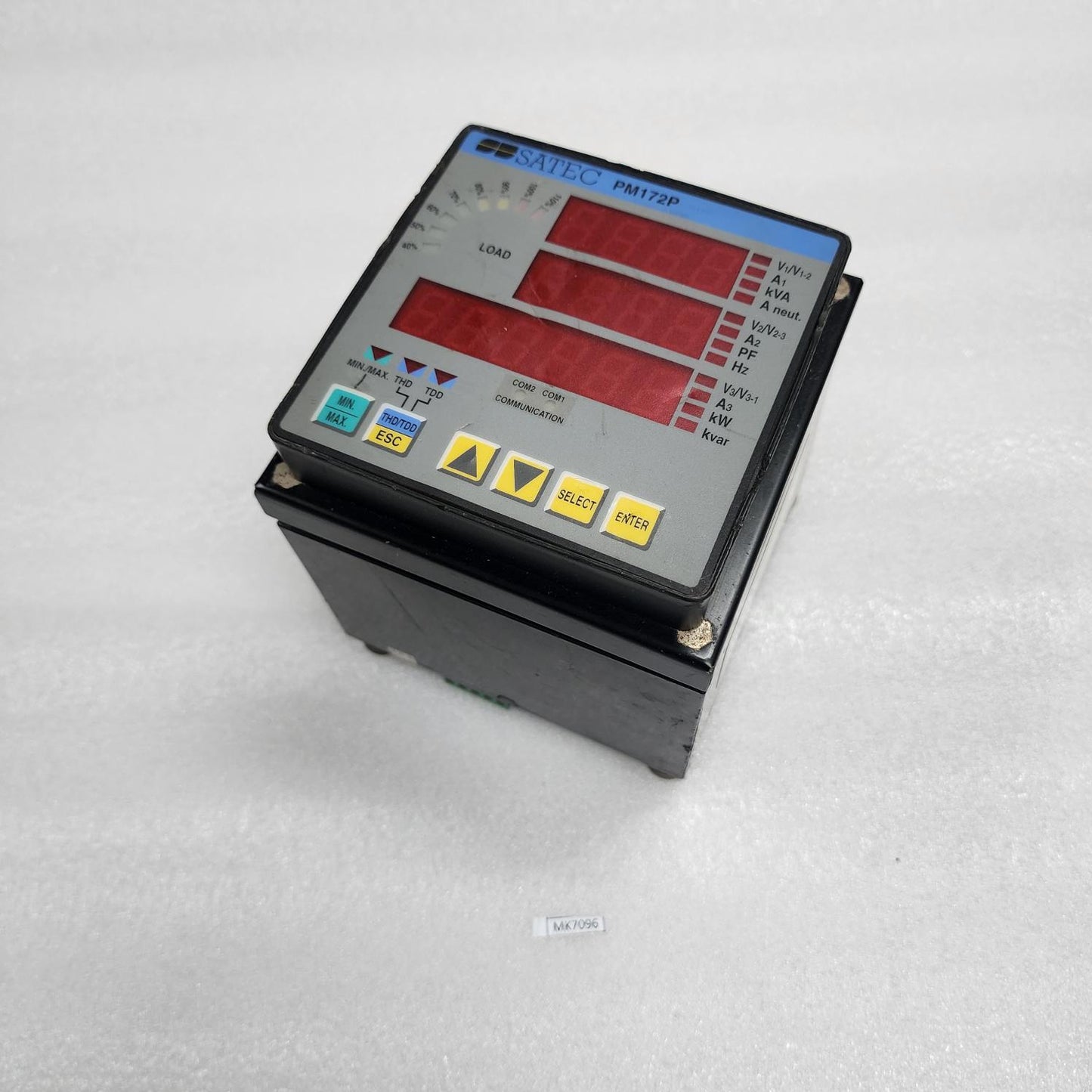 SATEC PM172P-BRL FEEDER MONITOR 90-264VAC/85-290VDC