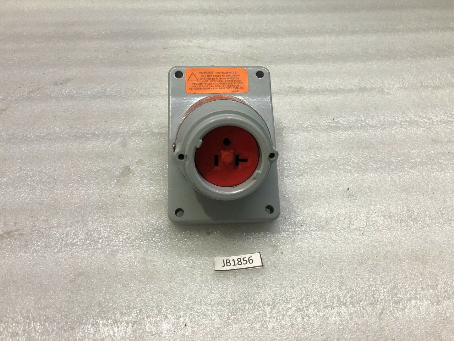 APPLETON EFSR-2023 RECEPTACLE COVER ASSEMBLY 20AMP 1HP 125VAC