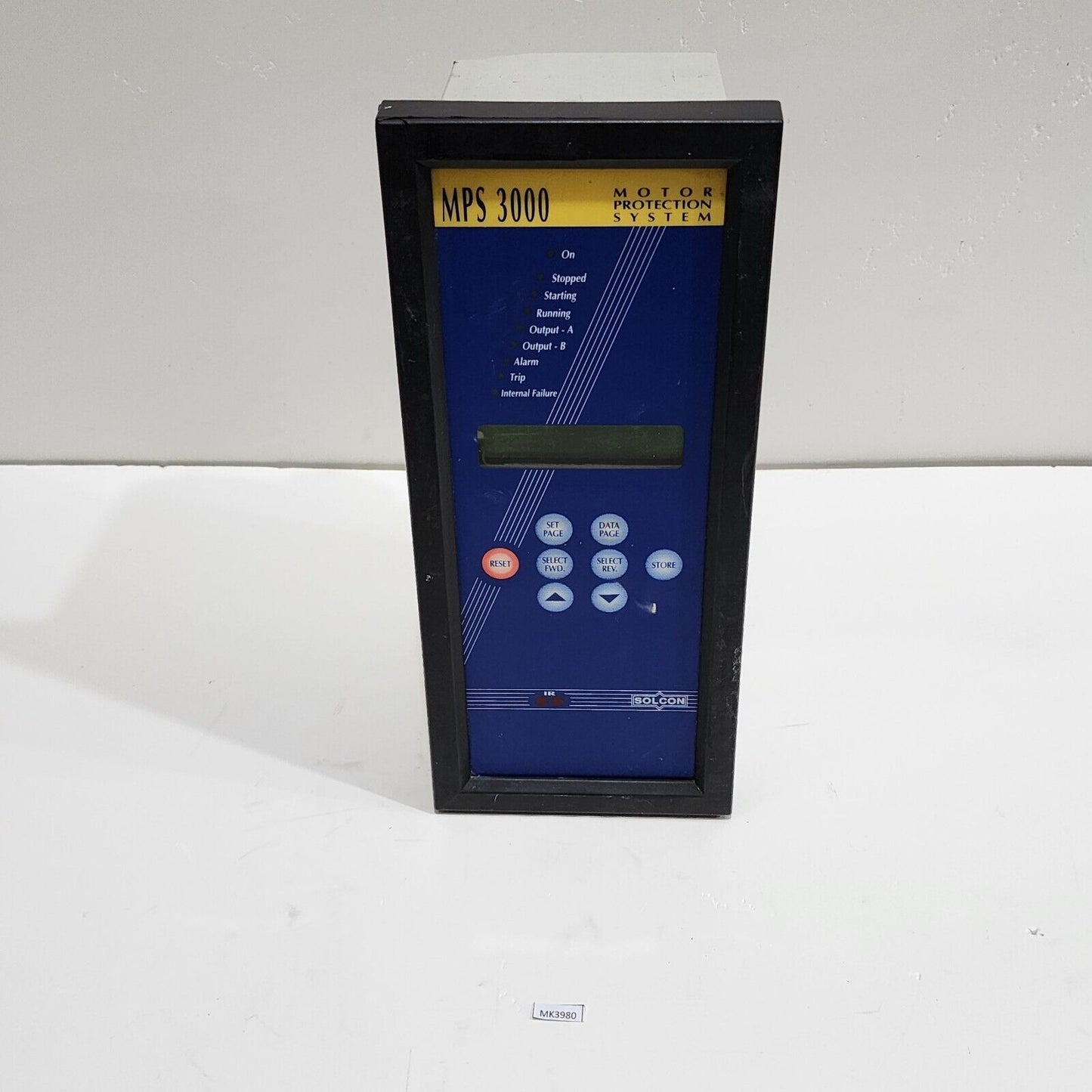 SOLCON MPS3000 MOTOR PROTECTION SYSTEM 83300124 110-220VAC/DC