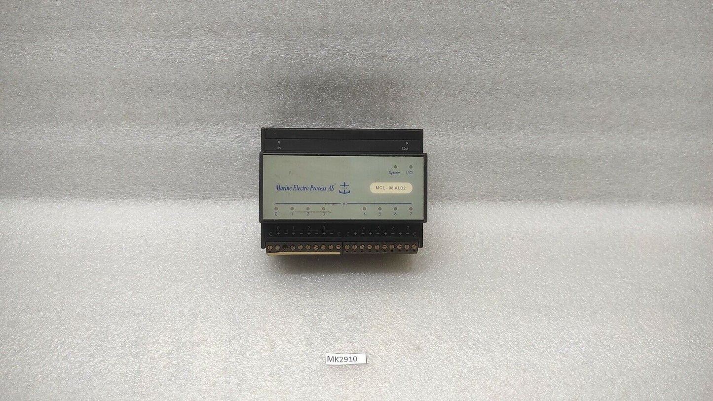 MARINE ELECTRO PROCESS MCL-08AI.D2 8-CH I/O MODULE