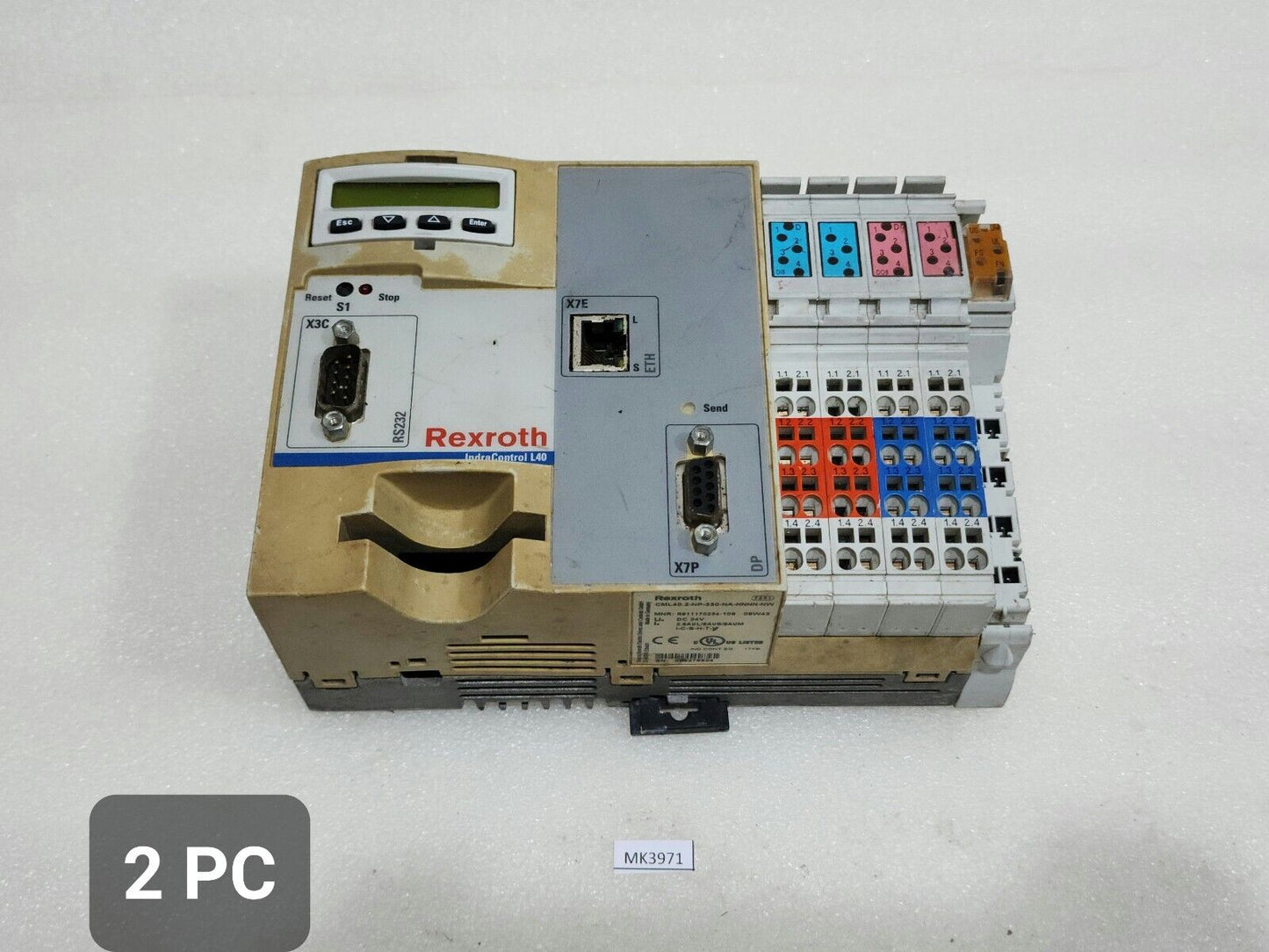 REXROTH CML40.2-NP-330-NA-NNNN-NW INDRA CONTROL R911170254-106 24VDC