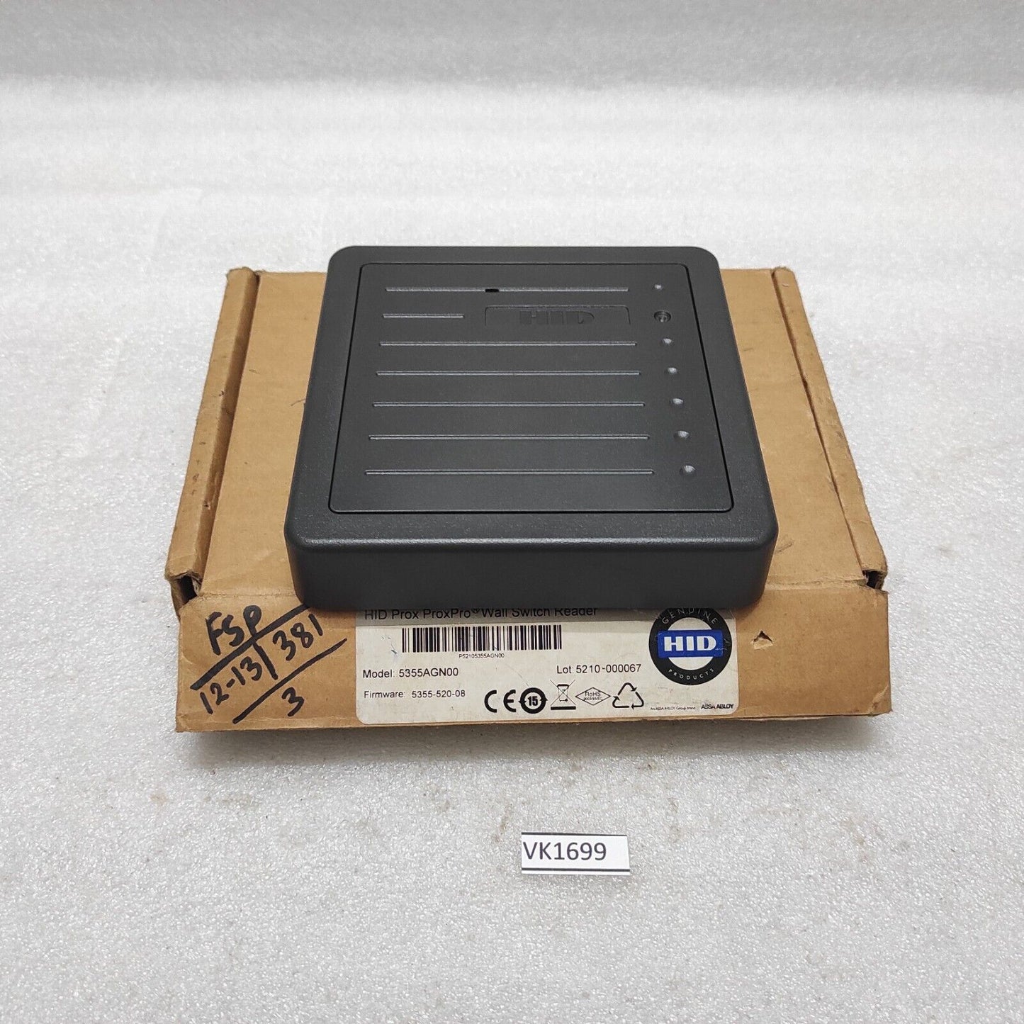HID PROX 5355AGN00 WALL SWITCH READER