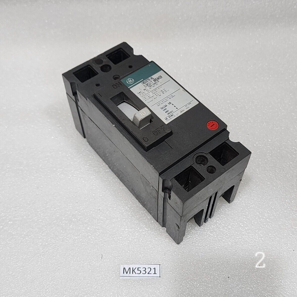 GE TED124010 CIRCUIT BREAKER 10A GENERAL ELECTRIC