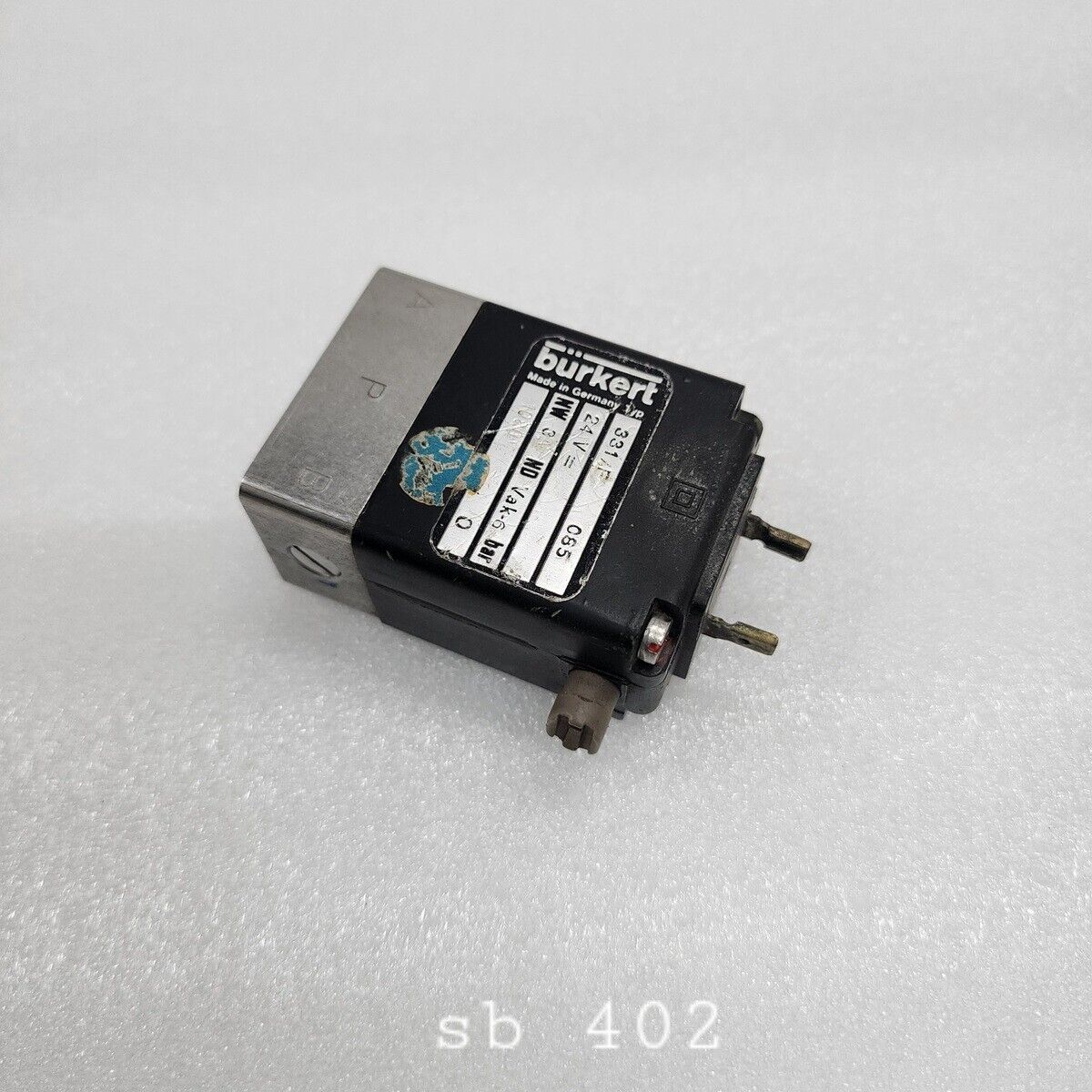 BURKERT 331/F 085 SOLENOID VALVE 24VDC