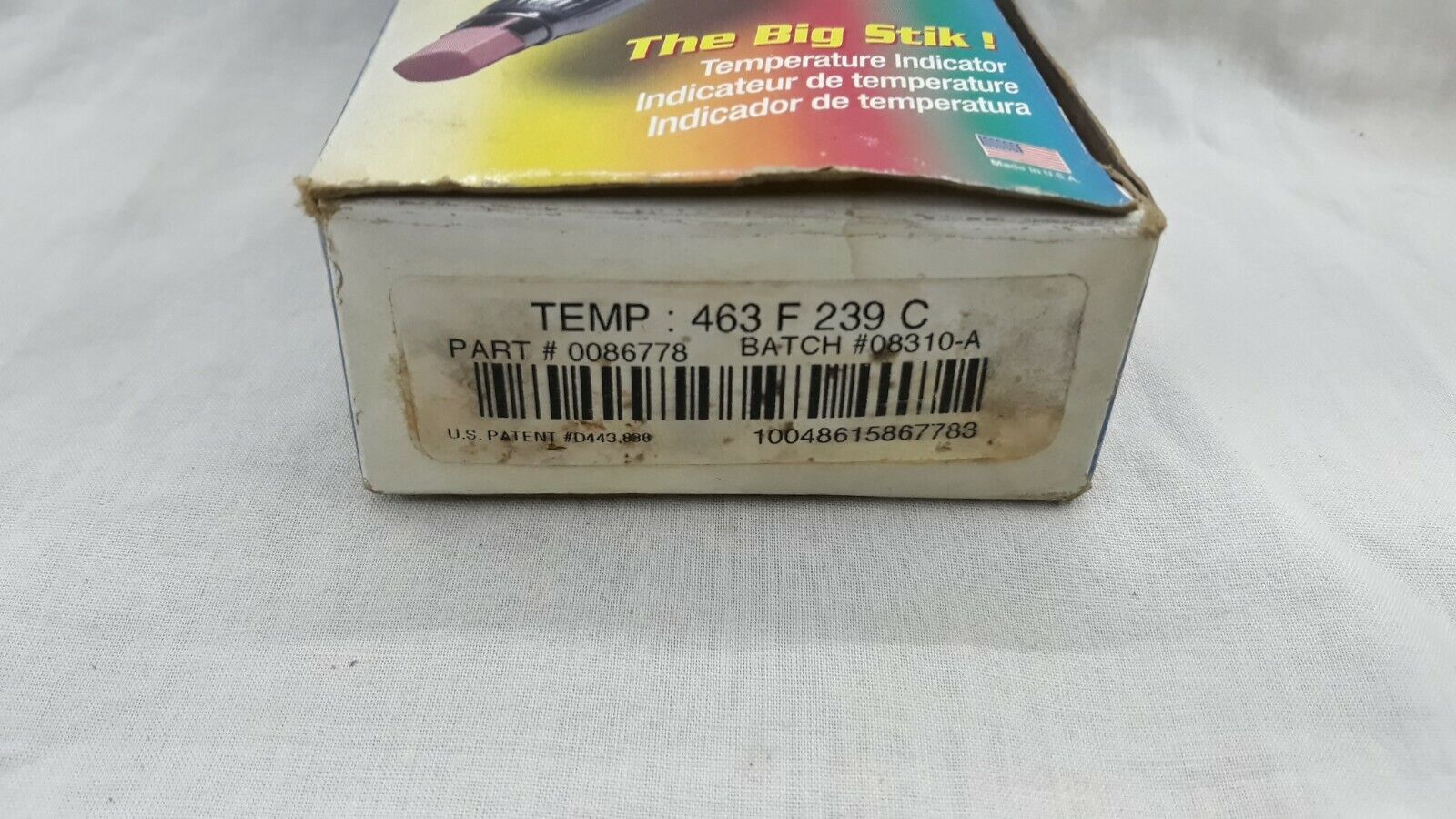 Markal 0086778 Thermostat Heat Stick Temperature Indicator