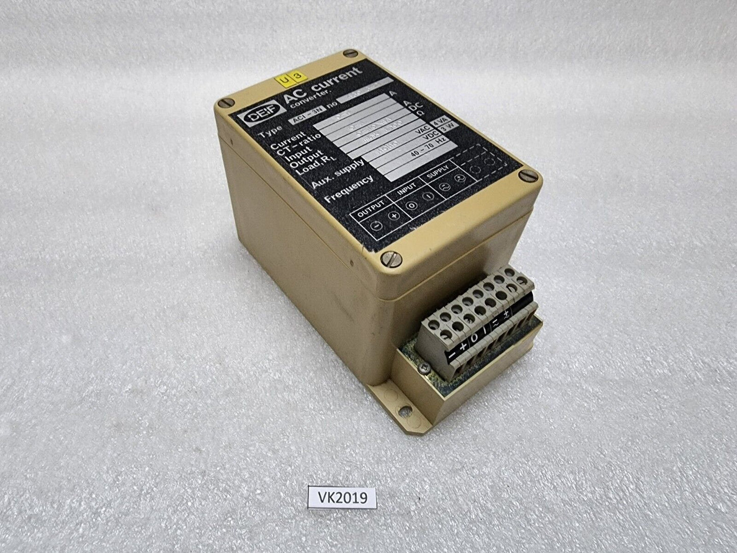 DEIF ACI-3N AC CURRENT CONVERTER 430V3-2