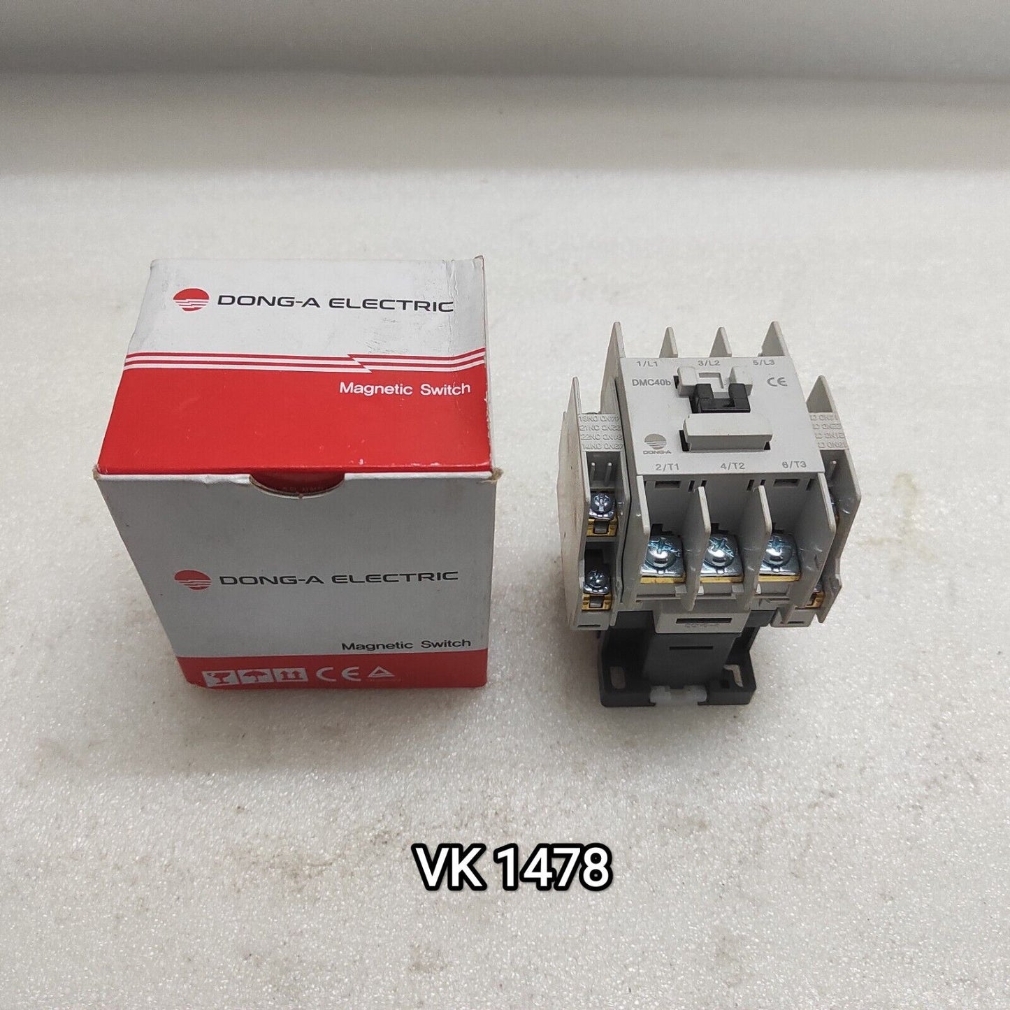 DONG-A ELECTRIC DMC-40B MAGNETIC CONTACTOR COIL VOLTAGE 200-220V