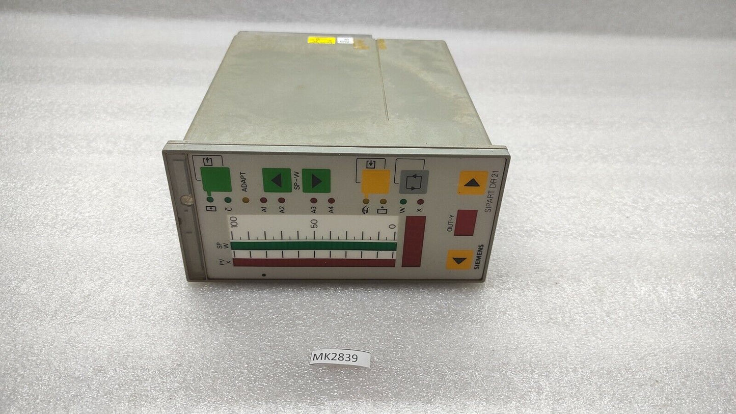 SIEMENS SIPART DR21 PROCESSOR CONTROLLER 6DR2101-5 230VAC