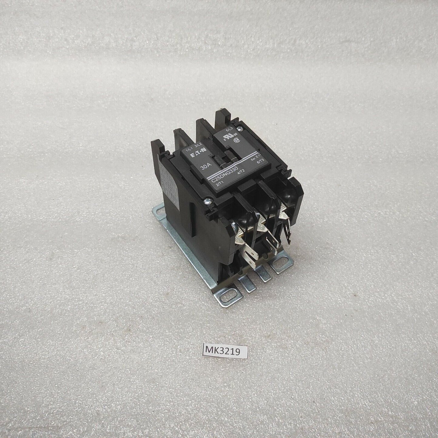 EATON C25DNG330 MAGNETIC CONTACTOR COIL VOLTAGE 24VAC