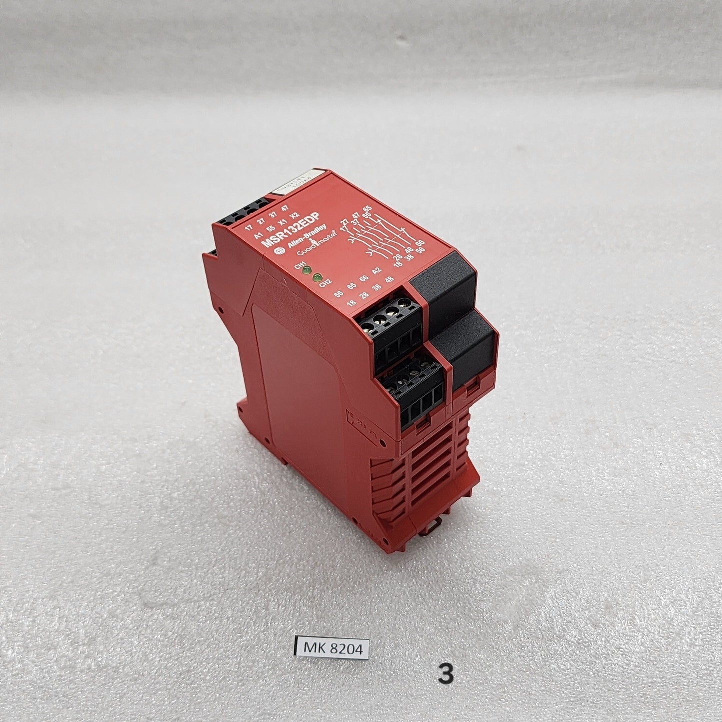 ALLEN BRADLEY MSR132EDP GUARD MASTER 440R-E23162 SAFETY RELAY