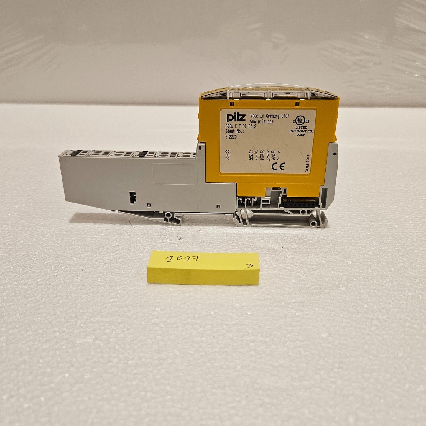PILZ PSSU E F DI OZ 2 SAFE I/O MODULE 312220 LOT OF 3 UNIT