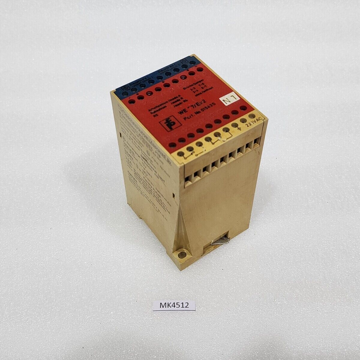 PEPPERL + FUCHS WE77/EX2 SWITCH AMPLIFIER 01543S