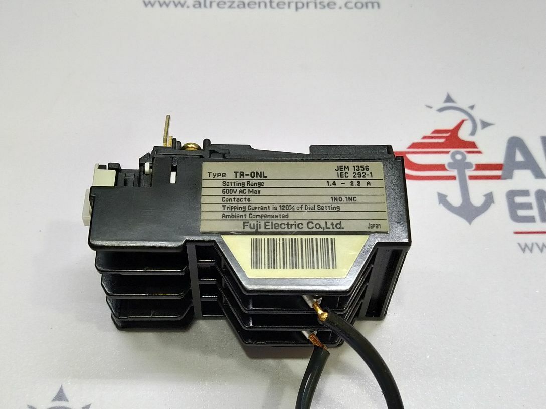 Fuji TR-0NL Thermal Overload Relay 1.4-2.2A JEM 1356 TR0NL