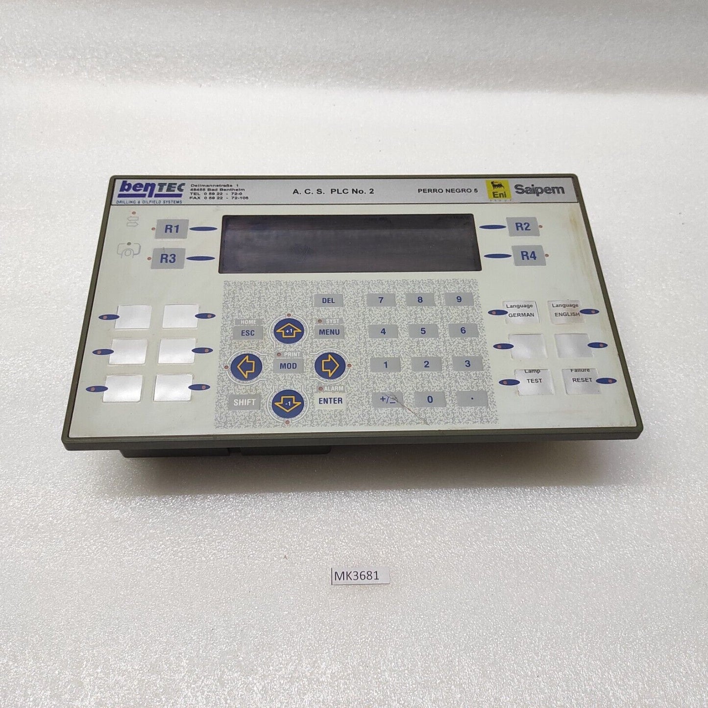 TELEMECANIQUE XBTPM027110 OPERATOR PANEL 24VDC