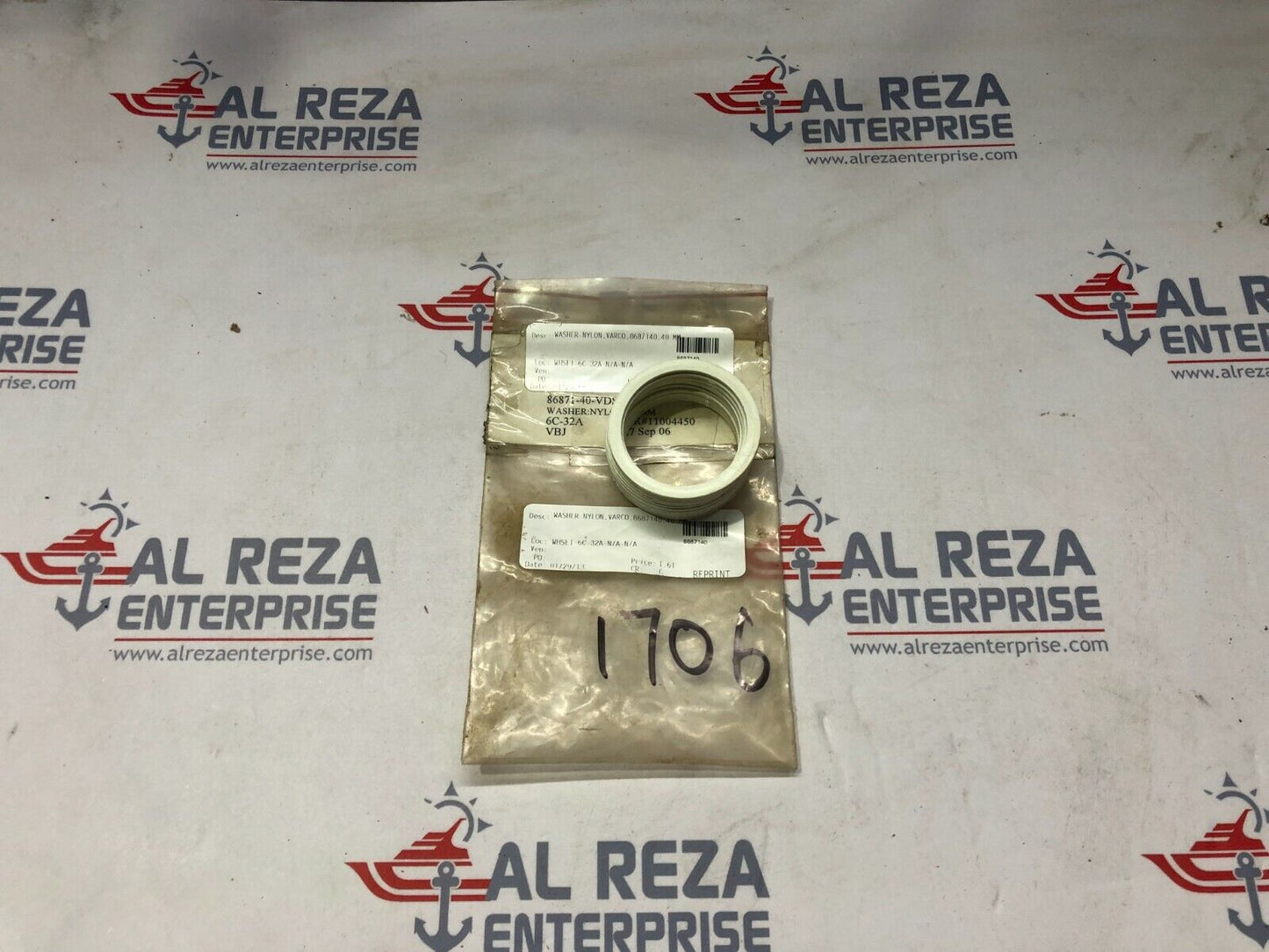 VARCO 8687140 NYLON WASHER 40MM LOT OF 10 UNIT