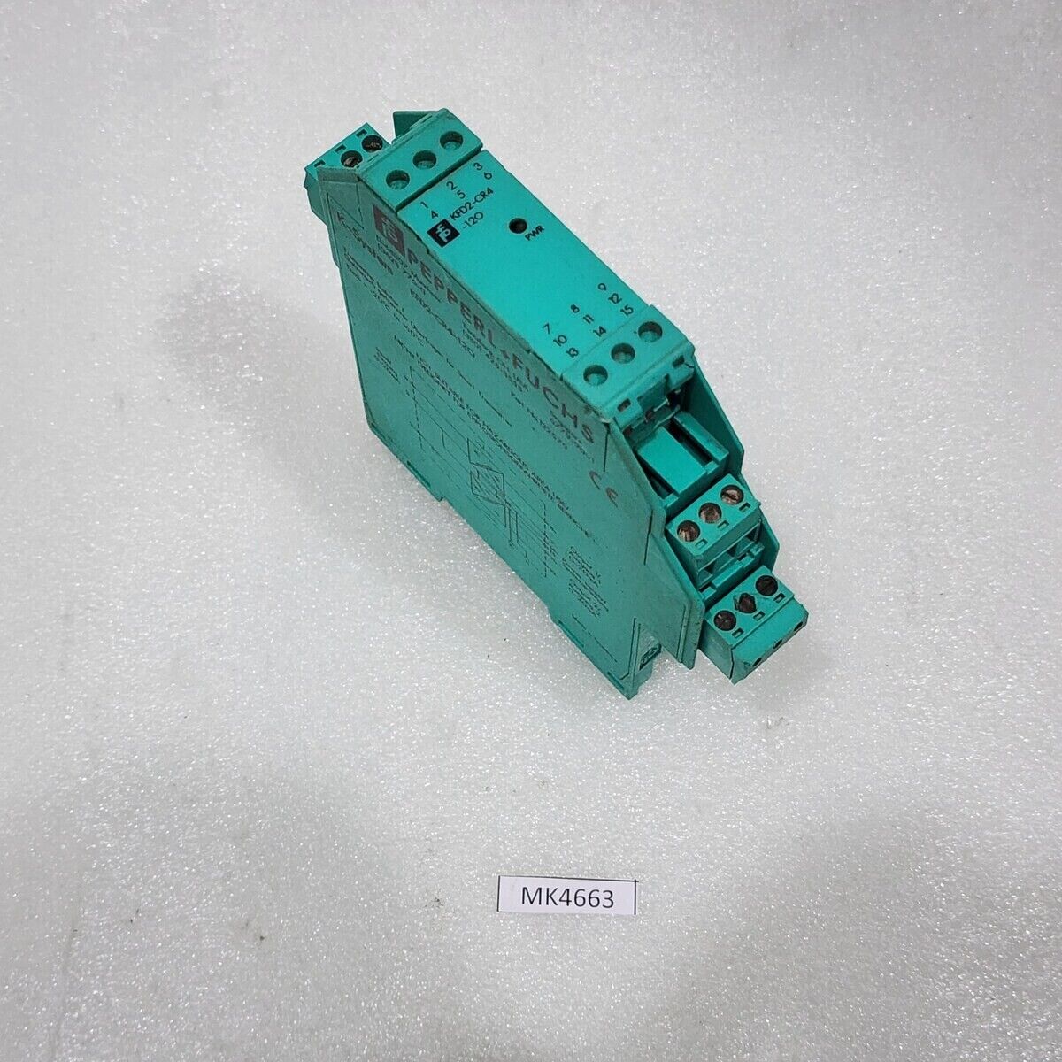 PEPPERL + FUCHS KFD2-CR4-1.2O TRANSMITTER POWER SUPPLY 122579