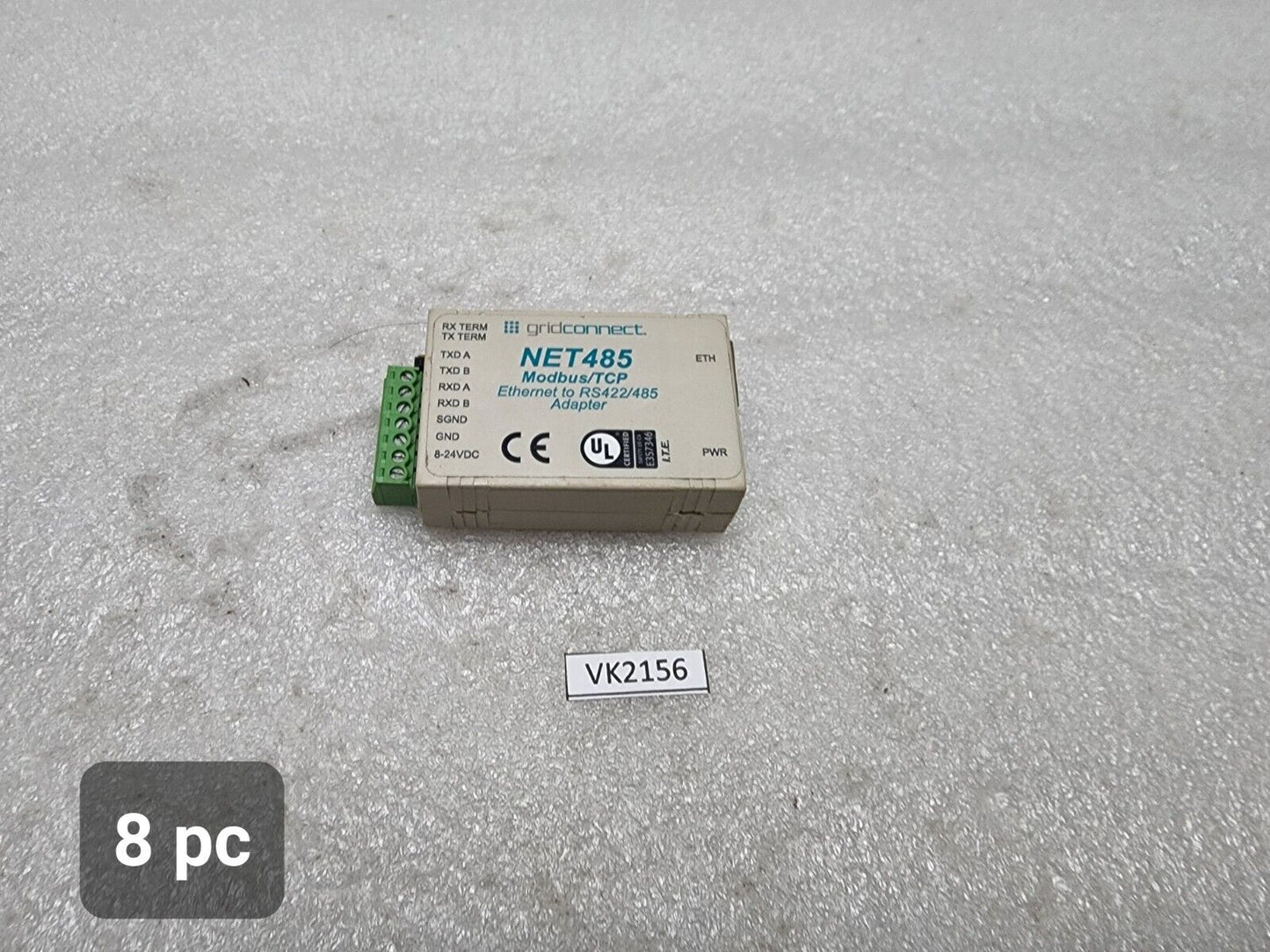 GRIDCONNECT NET485 MODBUS/TCP ETHERNET TO RS422/485 ADAPTER