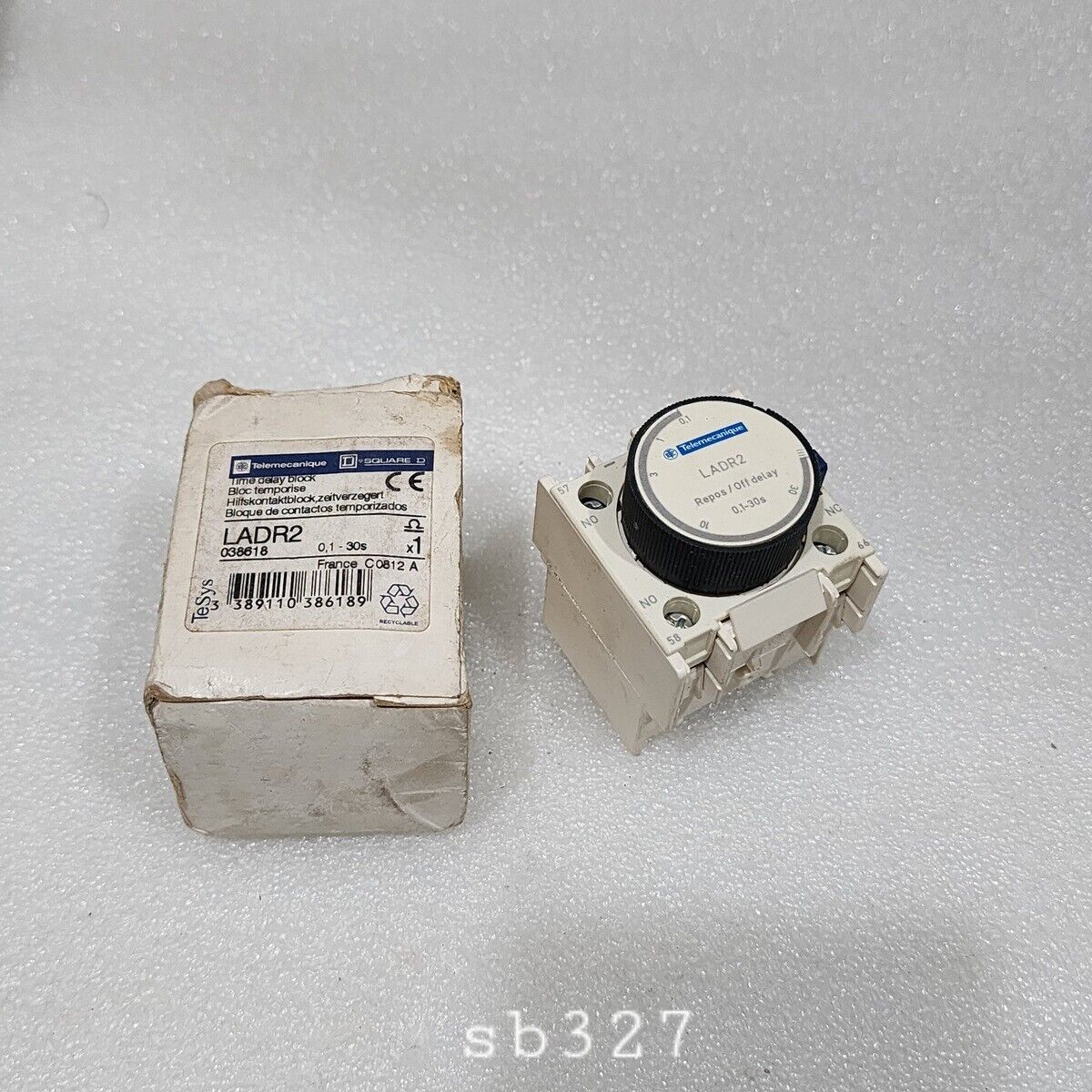 SQUARE D LADR2 OFF DELAY TIMER 0.1-30S 038618 TELEMECANIQUE
