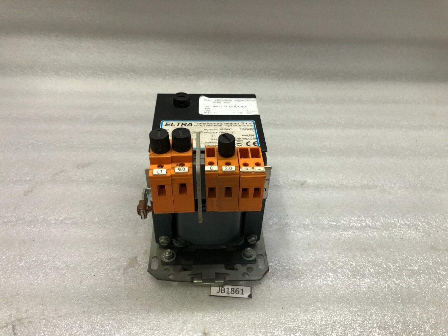 ELTRA GDC 0.1S TRANSFORMER 460V TO 230V/24V GDC-S01