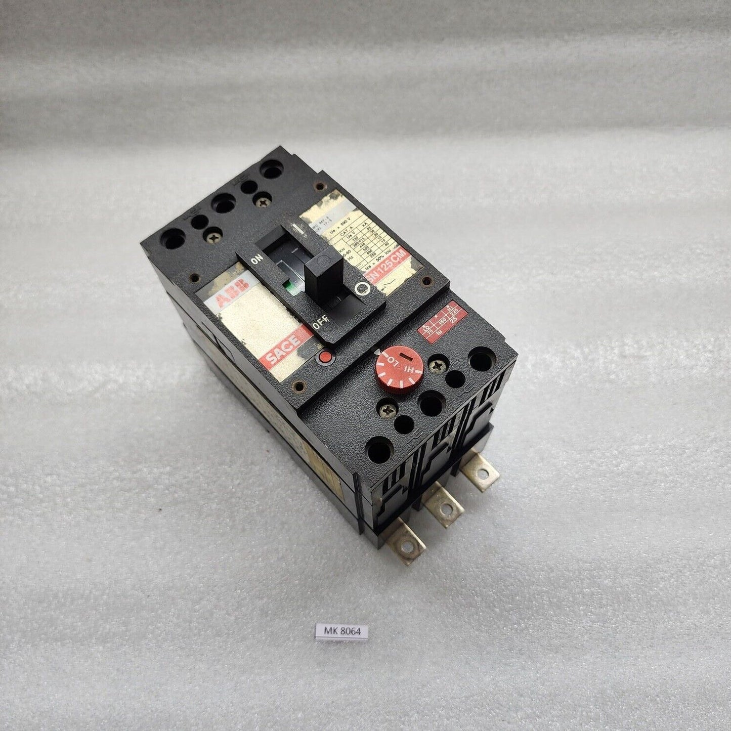 ABB SN125CM 3-POLE BREAKER 125A