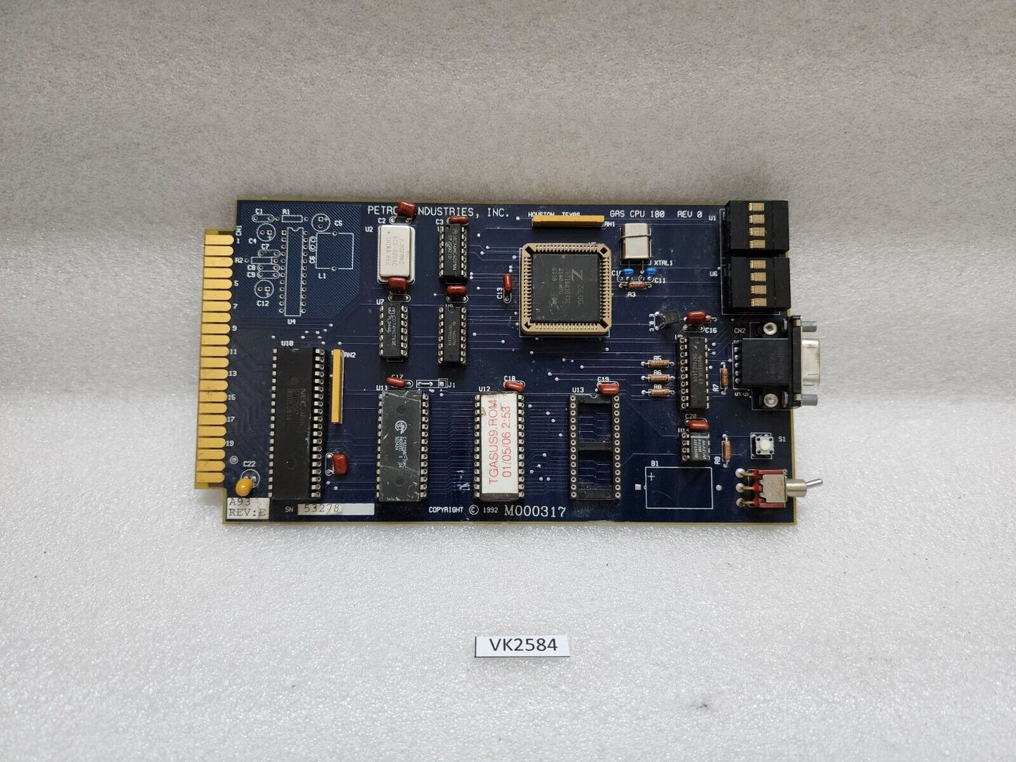 PETRO INDUSTRIES GAS CPU 180 PCB M000317 A93