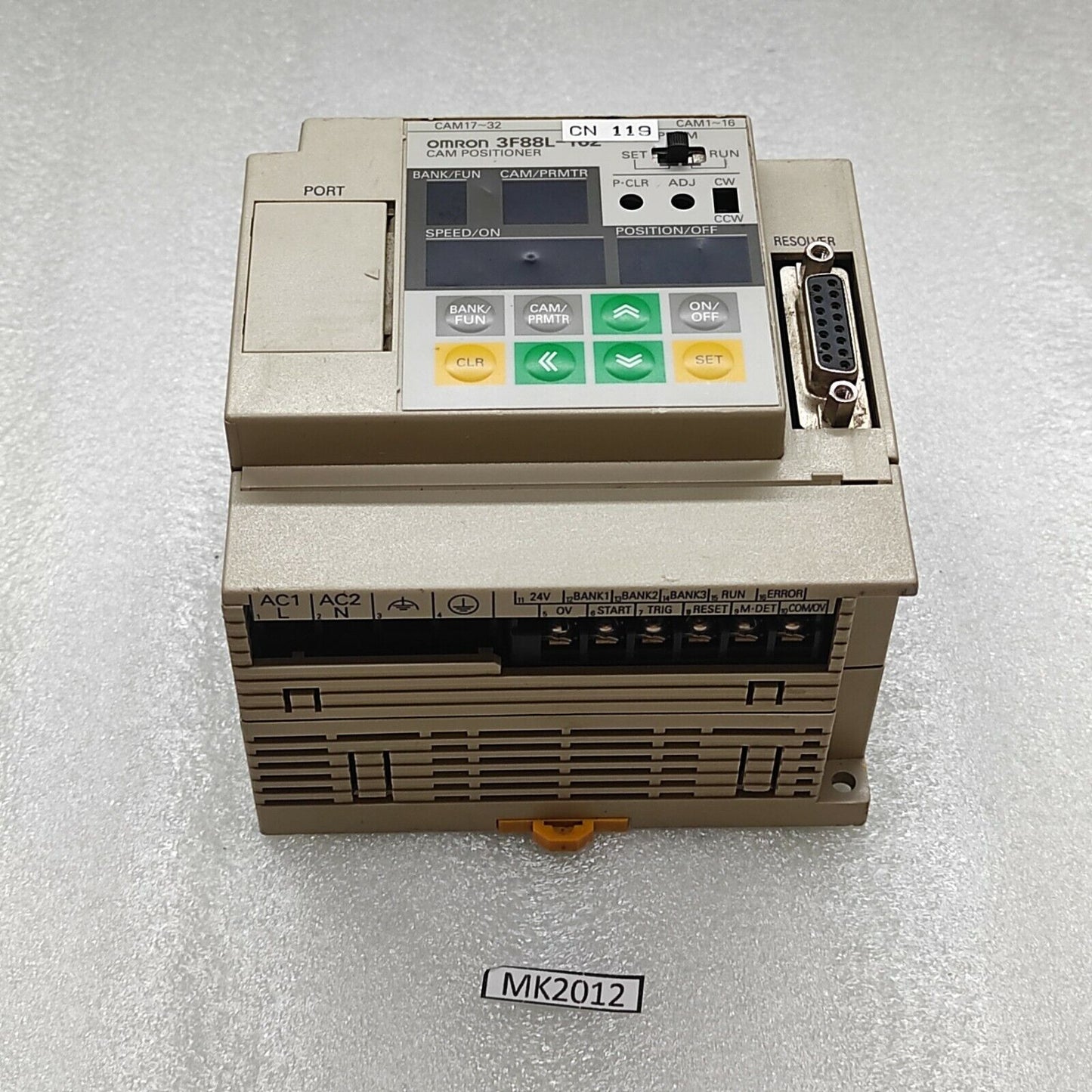 OMRON 3F88L-162 CAM POSITIONER 100-240V AC