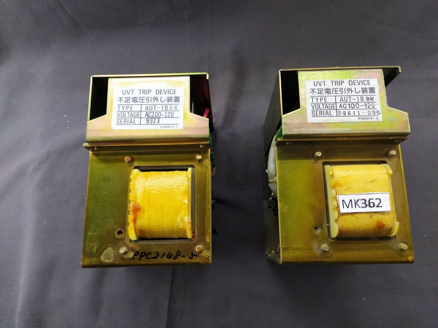 Terasaki AUT-1BDR UVT Trip Device 100-120V AC