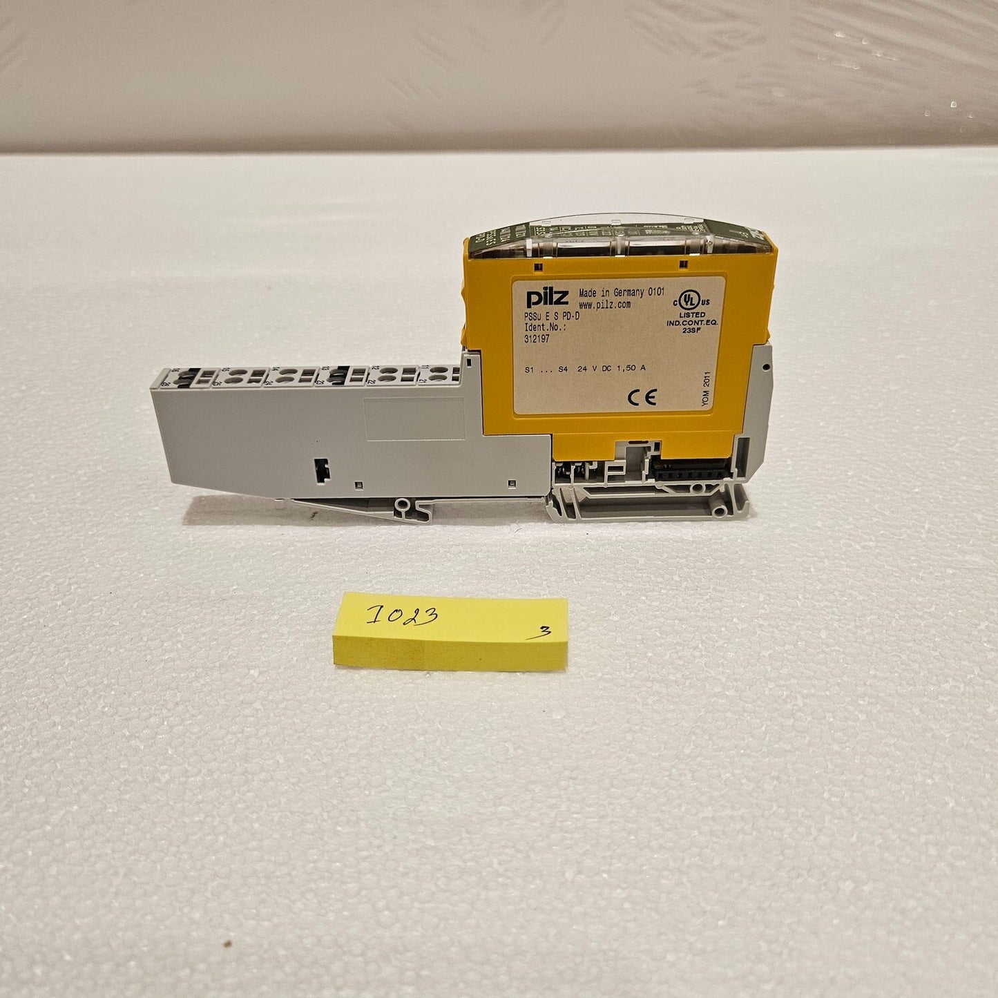 PILZ PSSU E S PD-D I/O PLC MODULE 312197 LOT OF 3 UNIT