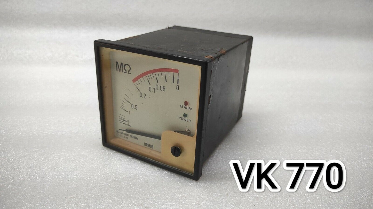 GOSSEN DRM96-N MEGA OHM METER 440-460V