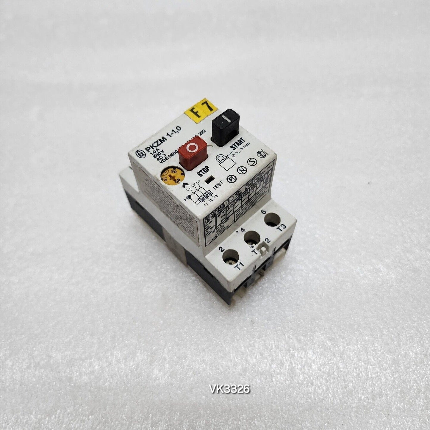 MOELLER PKZM 1-1.0 MOTOR PROTECTIVE CIRCUIT BREAKER