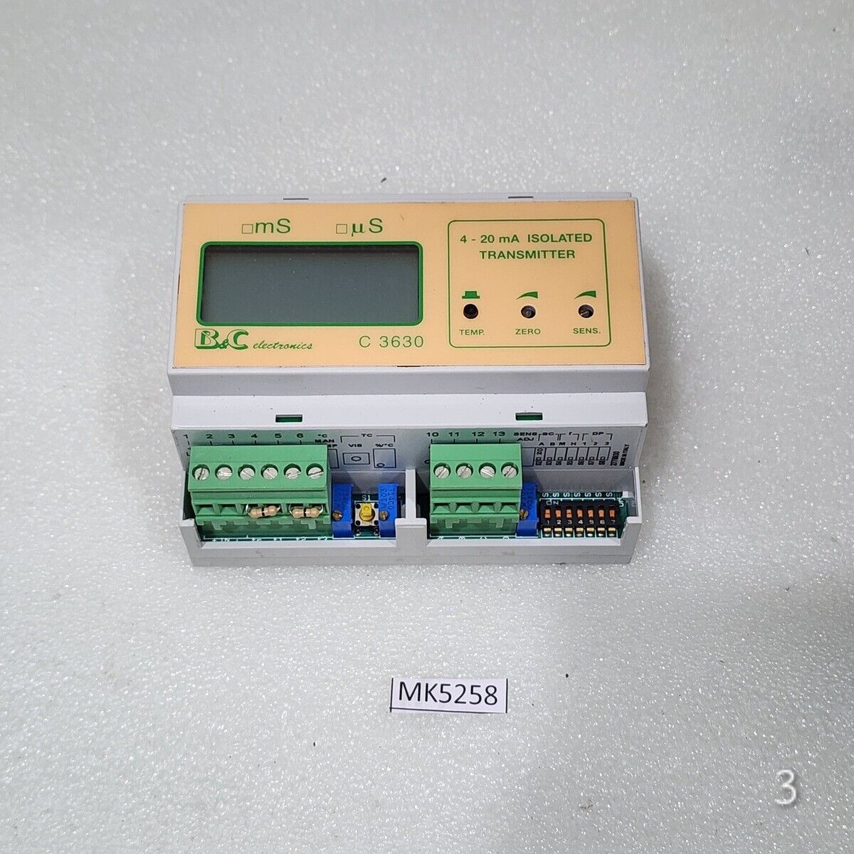 B&C ELECTRONICS C 3630 ISOLATED TRANSMITTER