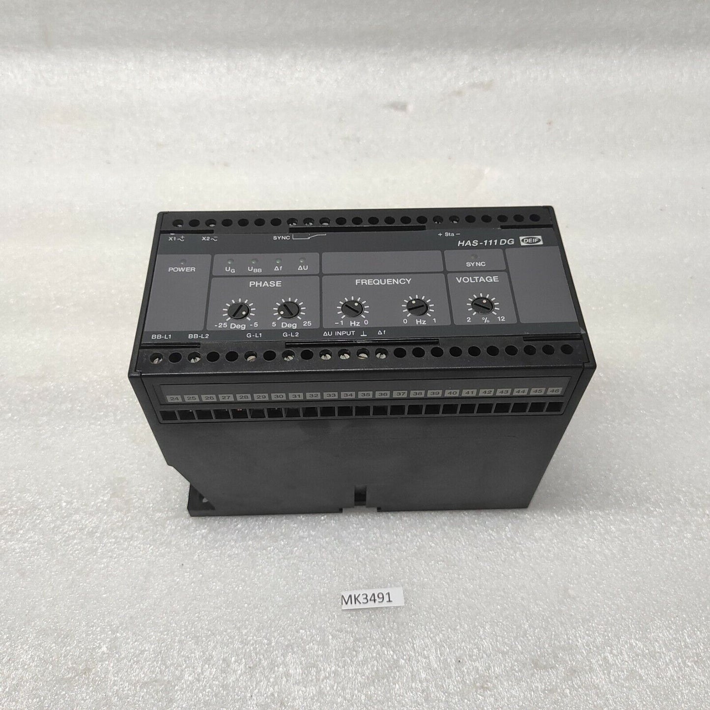 DEIF HAS-111DG SYNCHRONISATION & CIRCUIT BREAKER CLOSING 100049881.20 415VAC