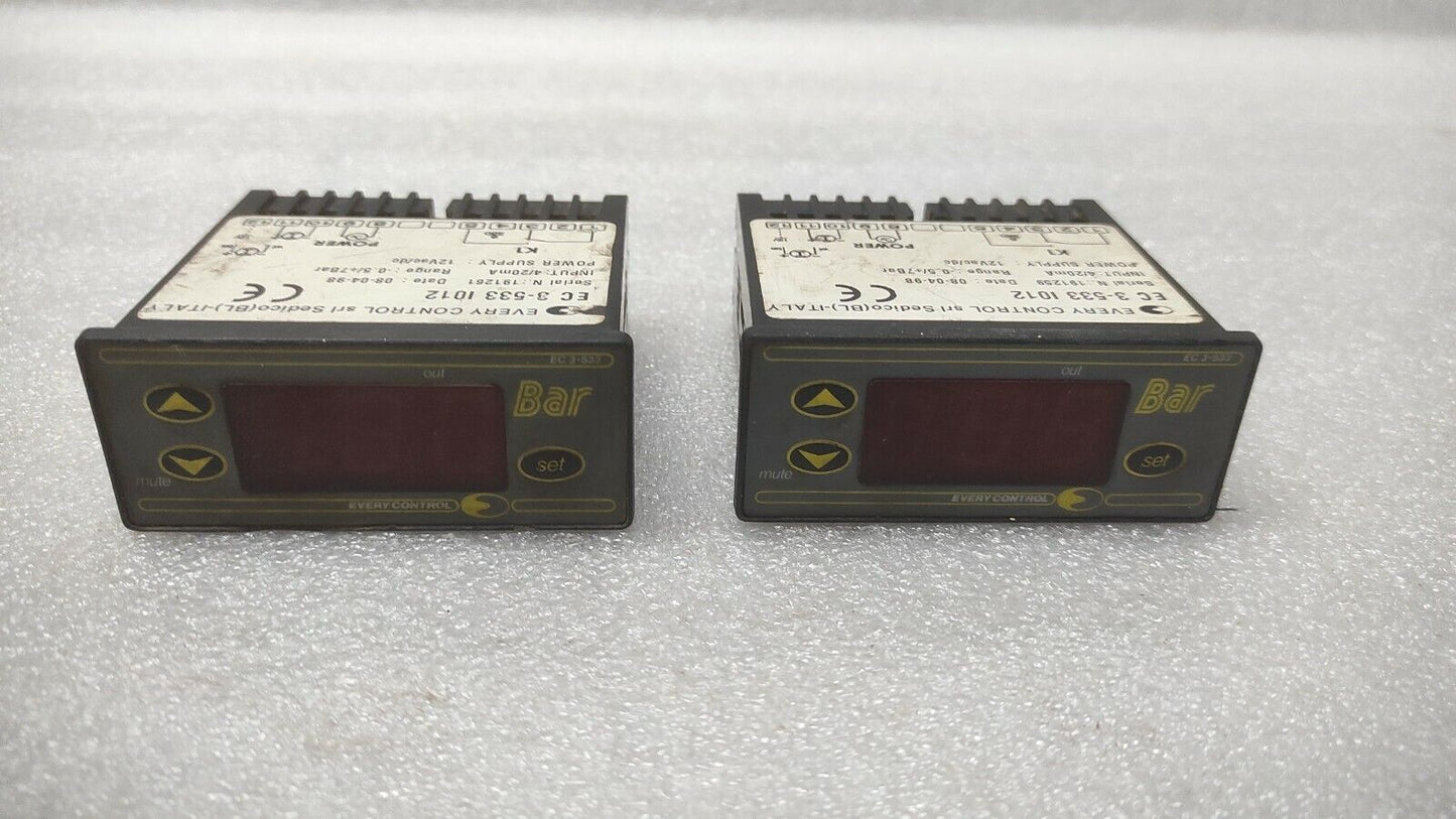 EVERY CONTROL EC 3-533 I012 PRESSURE CONTROLLER 12VAC/DC EC3533I012