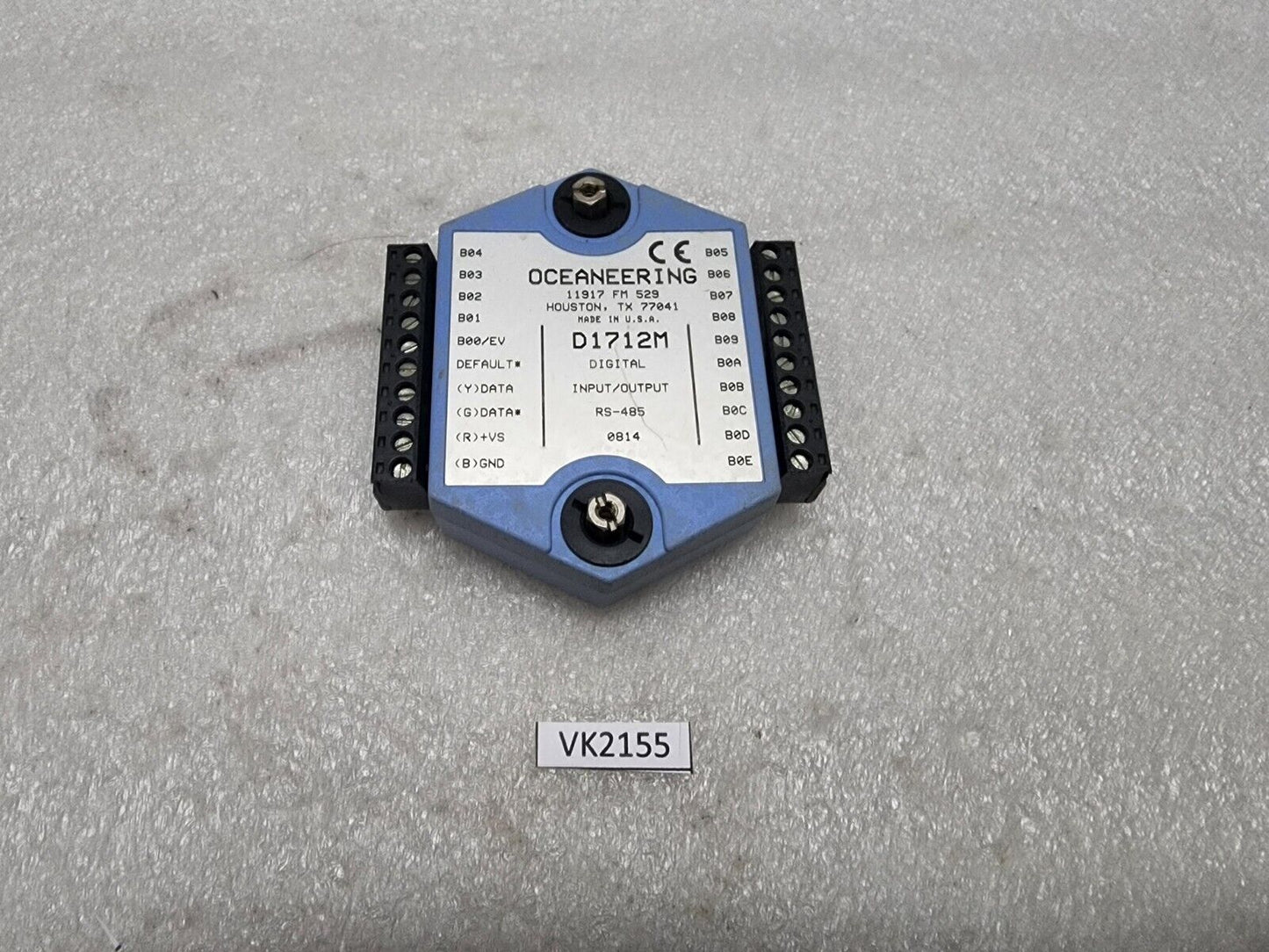 OCEANEERING D1712M DIGITAL INPUT/OUTPUT RS-485