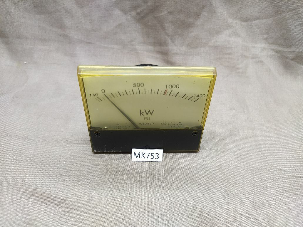 TOYO KEIKI ECF-12NZ WATTMETER PT 460/115V 140-1400kW