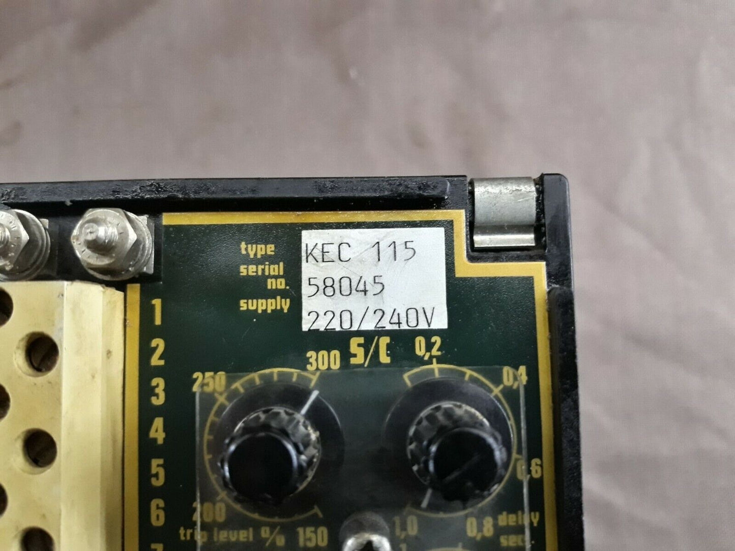 Megacon KEC 115 3-Phase Short Circuit Guard 0-3 kA 220/240 VAC