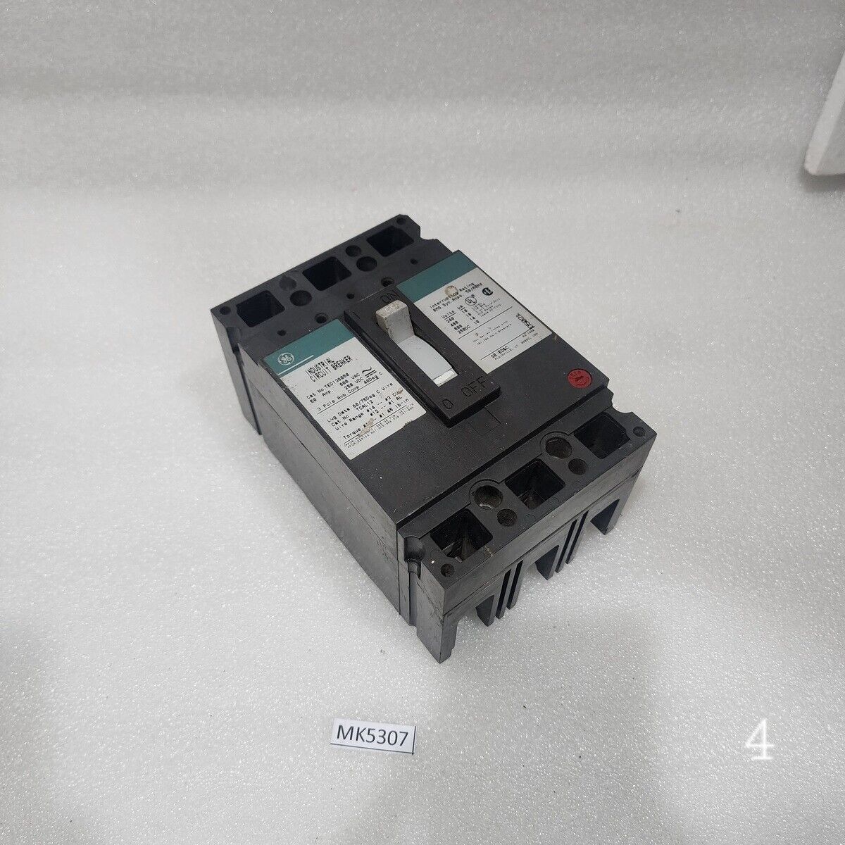 GE TED136050 3-POLE CIRCUIT BREAKER 50A GENERAL ELECTRIC