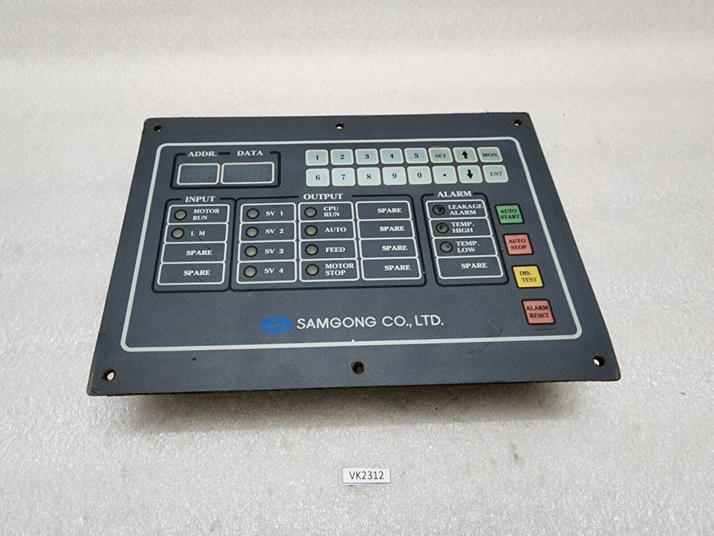 SAMGONG CO LTD KTPFC-F PURIFIER AUTO CONTROL SYSTEM