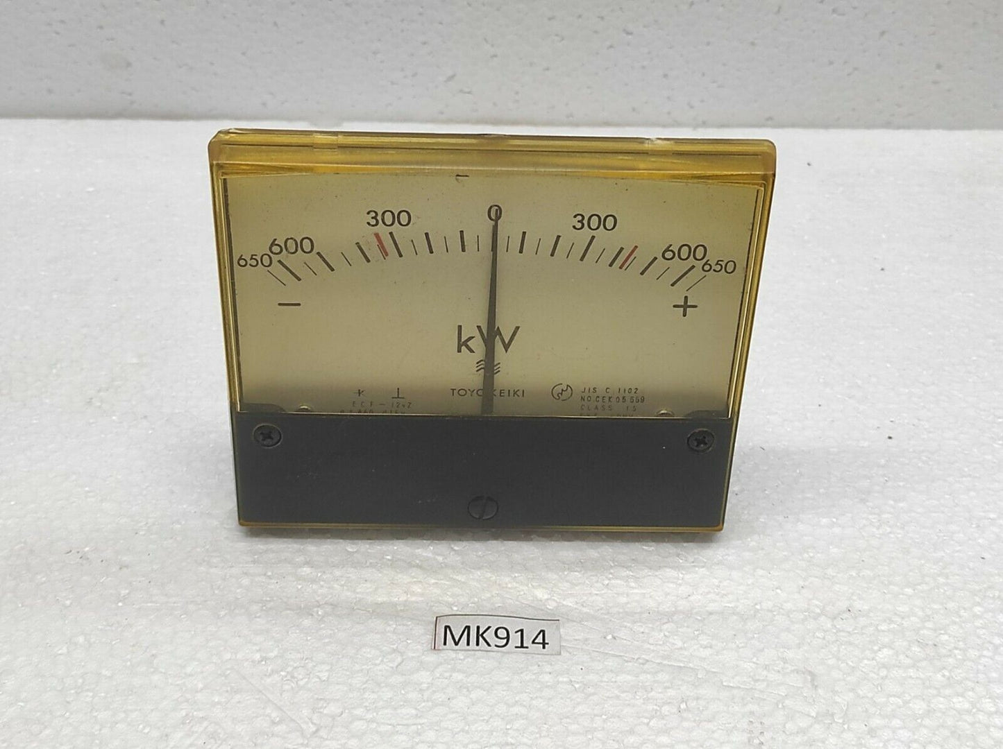 TOYO KEIKI ECF-12NZ WATT METER PT 460/115V CT 1000/5A