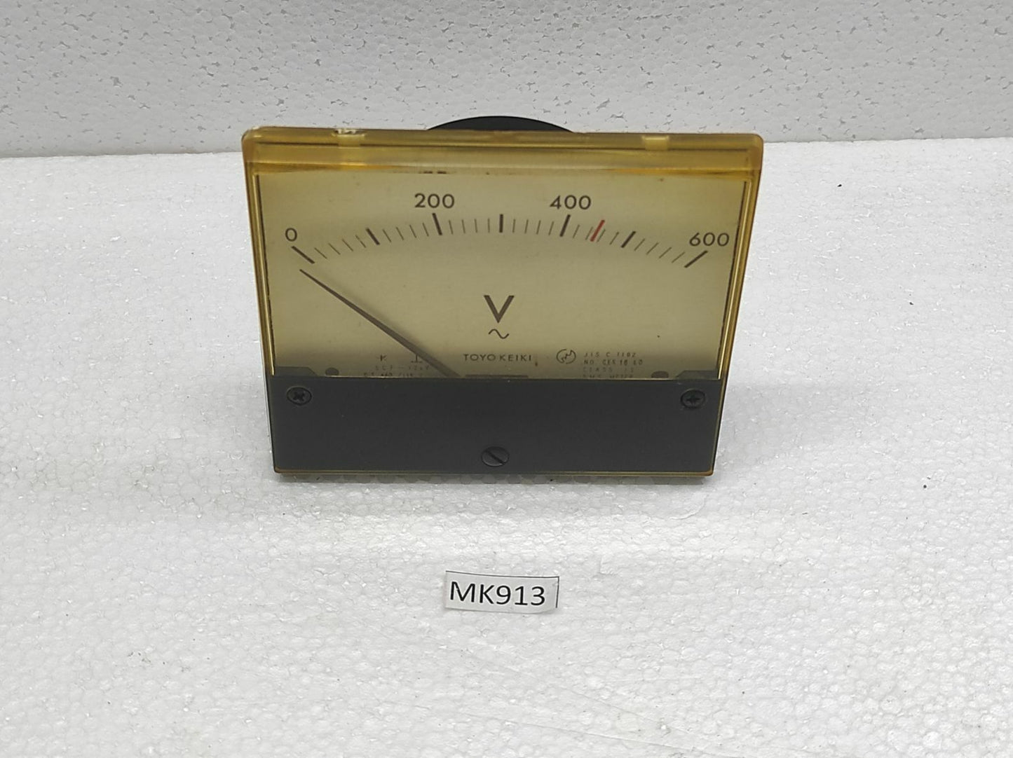 TOYO KEIKI SCF-12NV VOLT METER 0-600V PT 460/115V