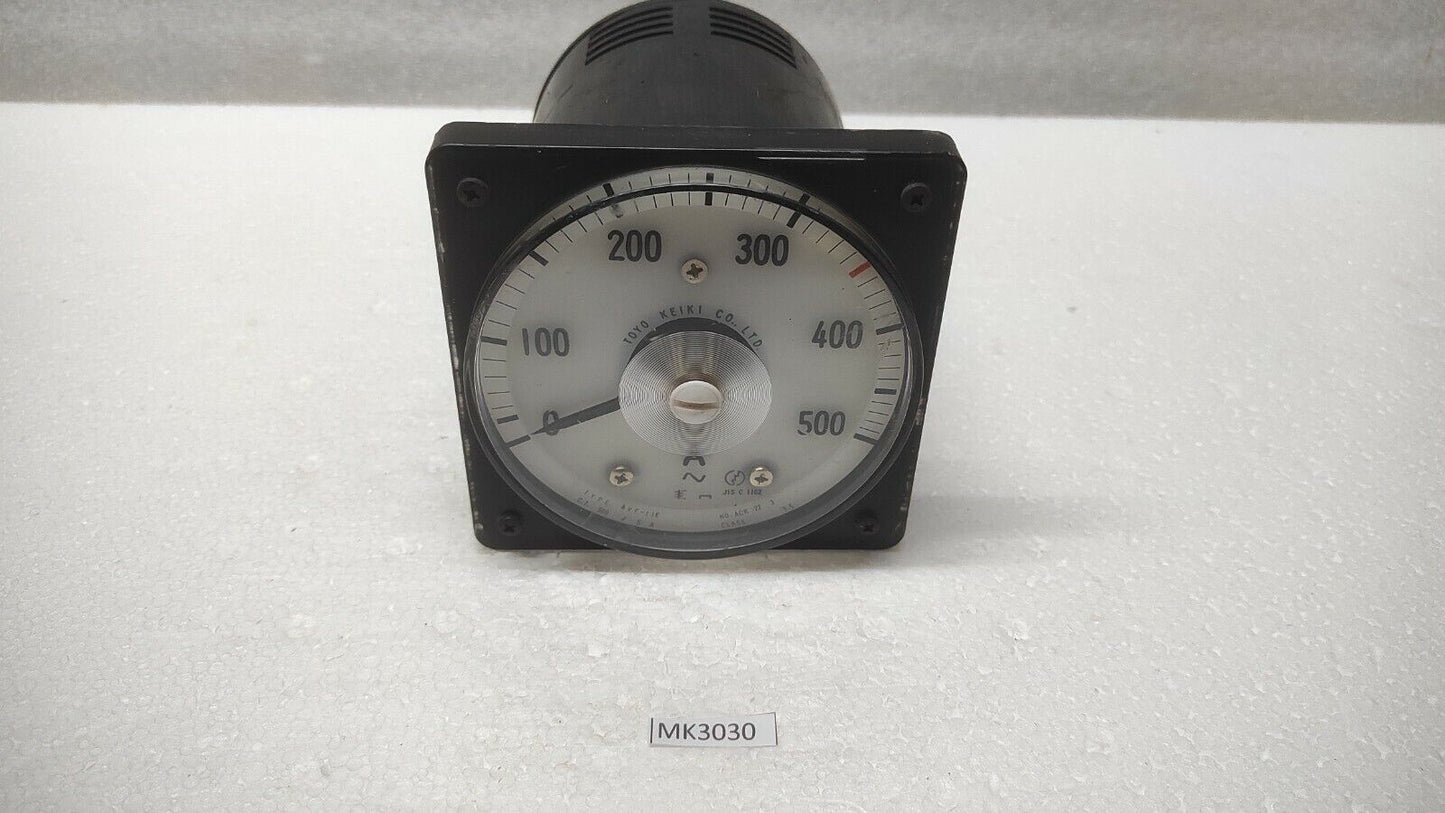 TOYO KEIKI AVF-11E AMMETER CT 500/5A