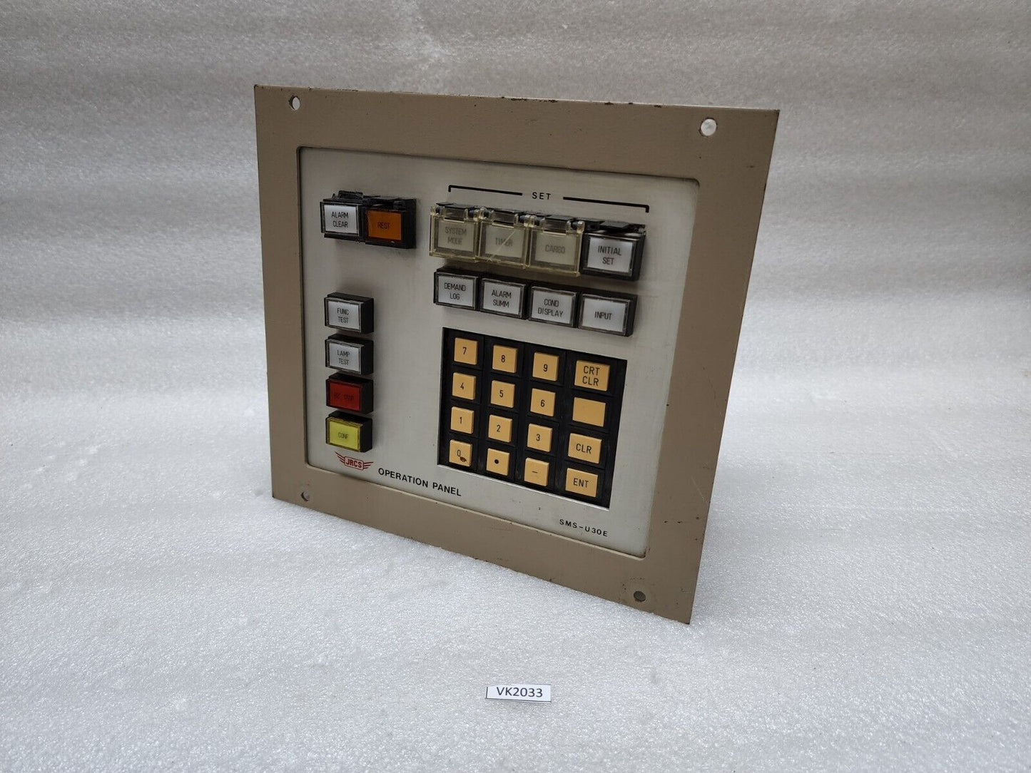JRCS SMS-U30E OPERATIONAL PANEL