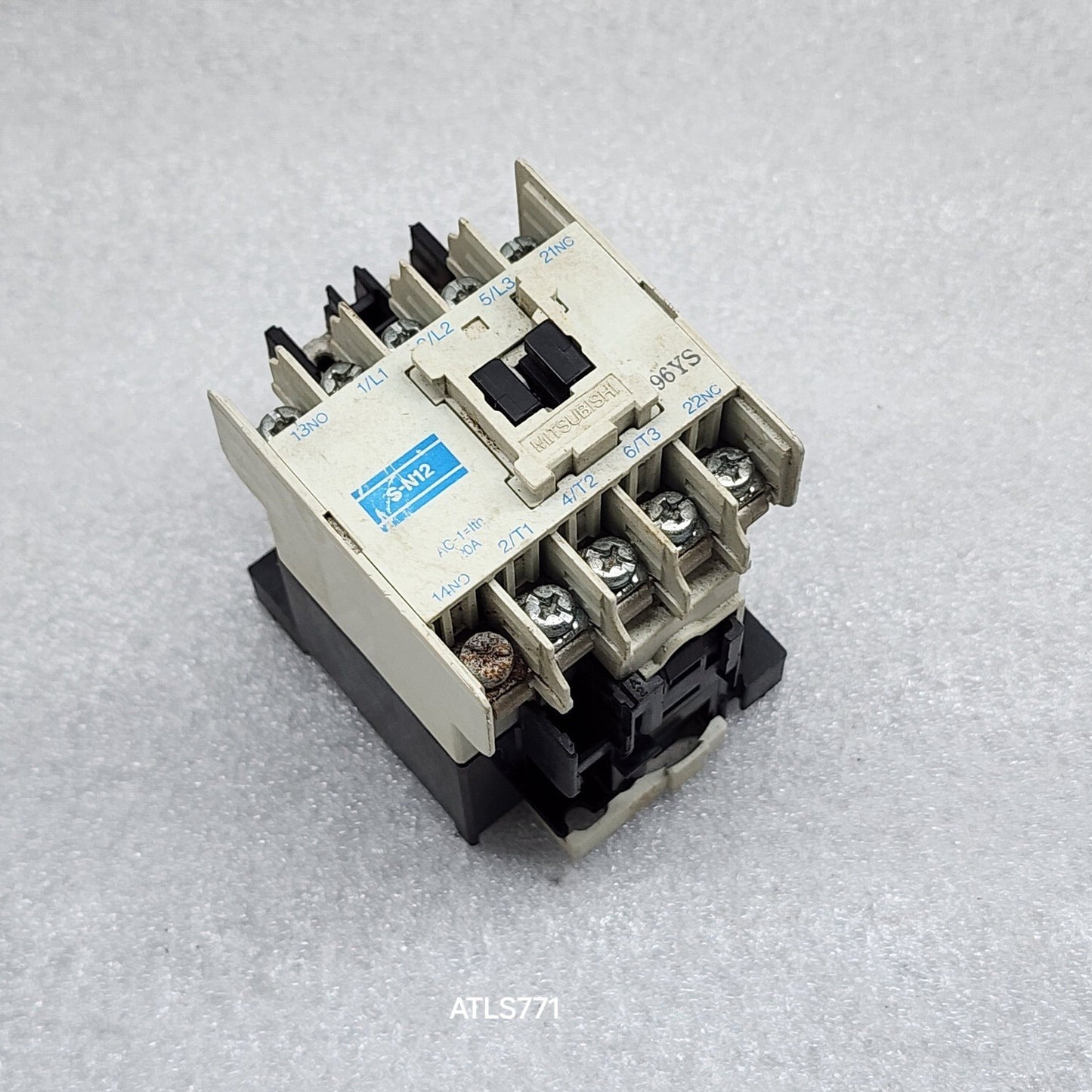 MITSUBISHI S-N12 MAGNETIC CONTACTOR 20A COIL VOLTAGE 200-220V