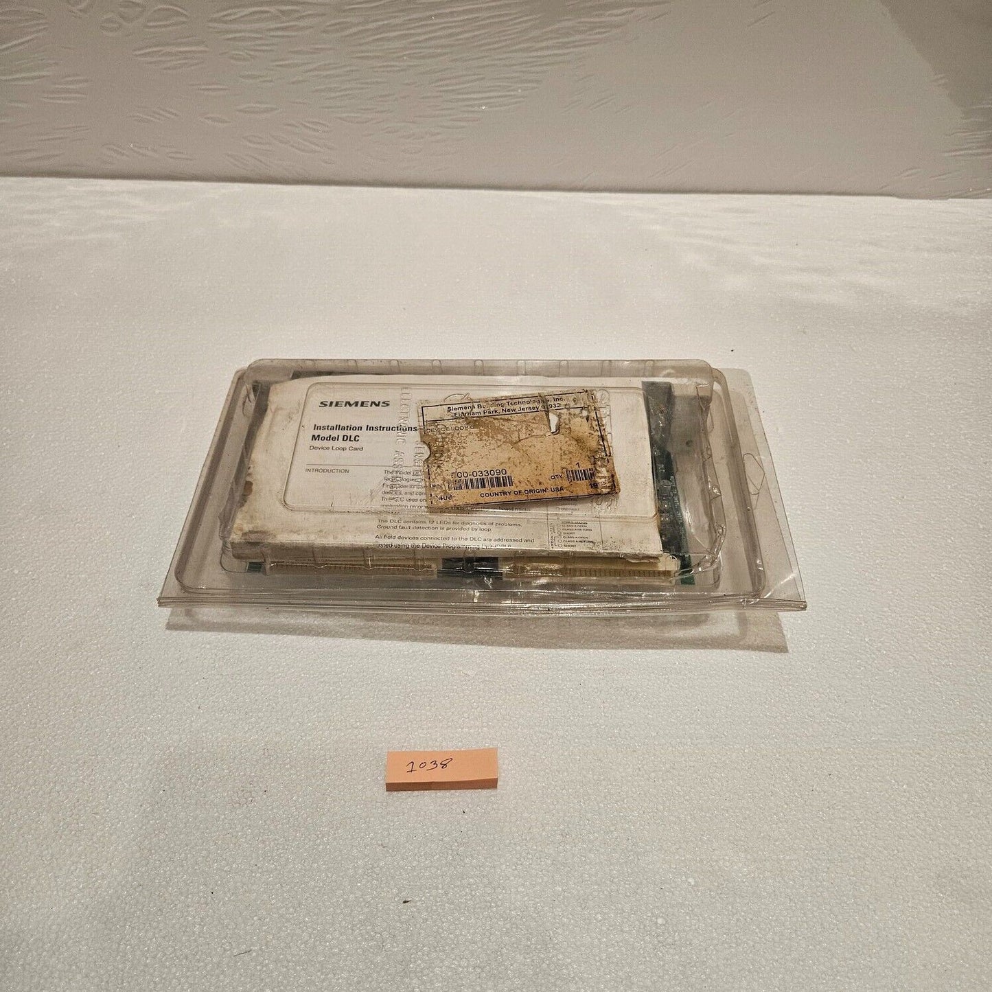 SIEMENS 500-033090 DEVICE LOOP CAED 315-033090 DLC DAMAGE
