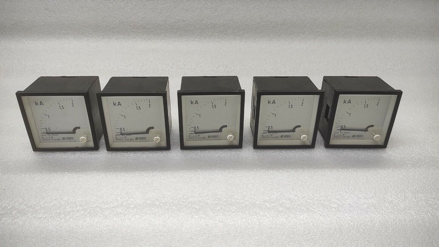 BAKKER SLIEDRECHT CT 2000/5 KILO AMPERE METER 0-2kA